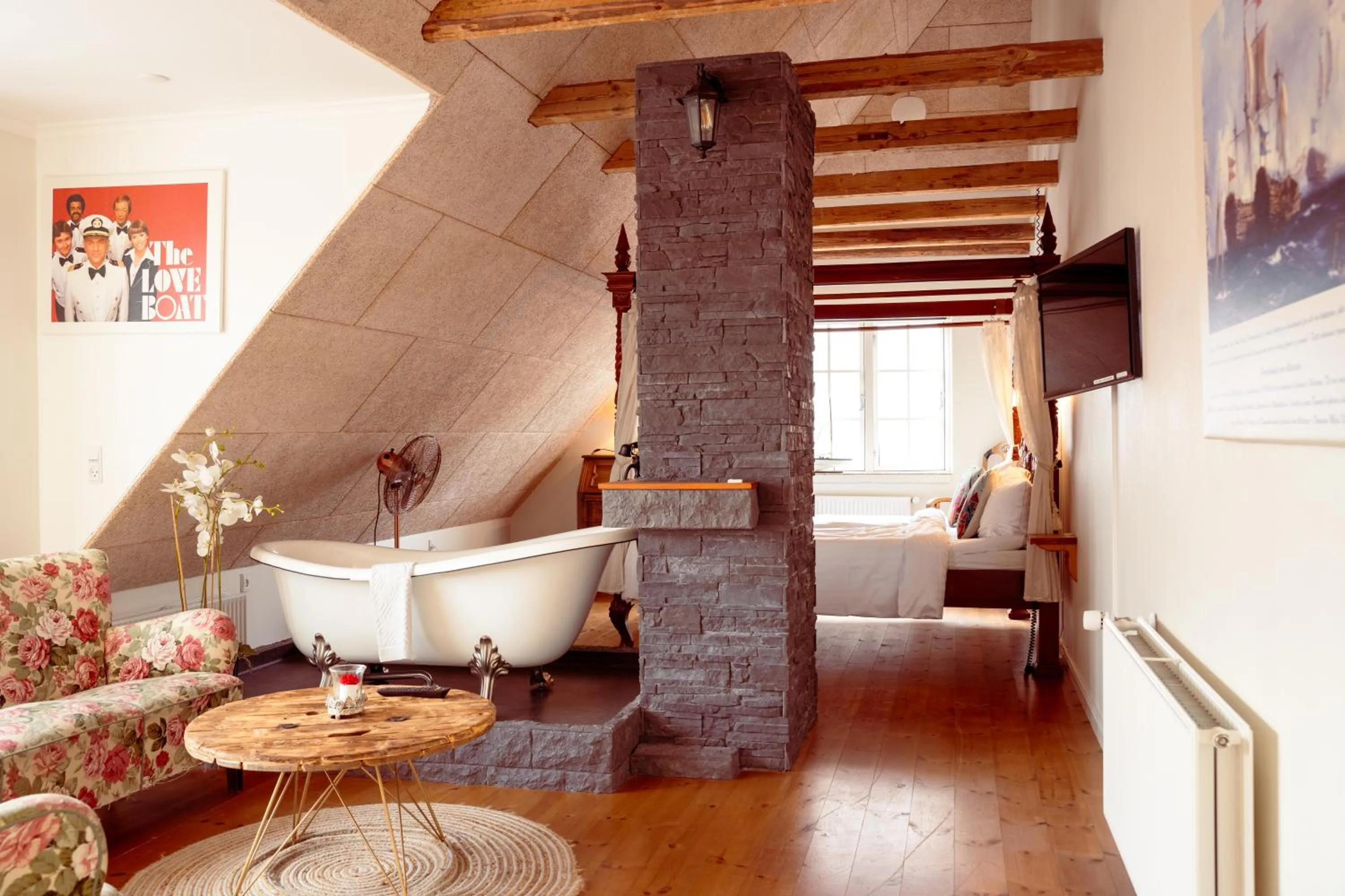 Bed in Boutique Hotel Postgården