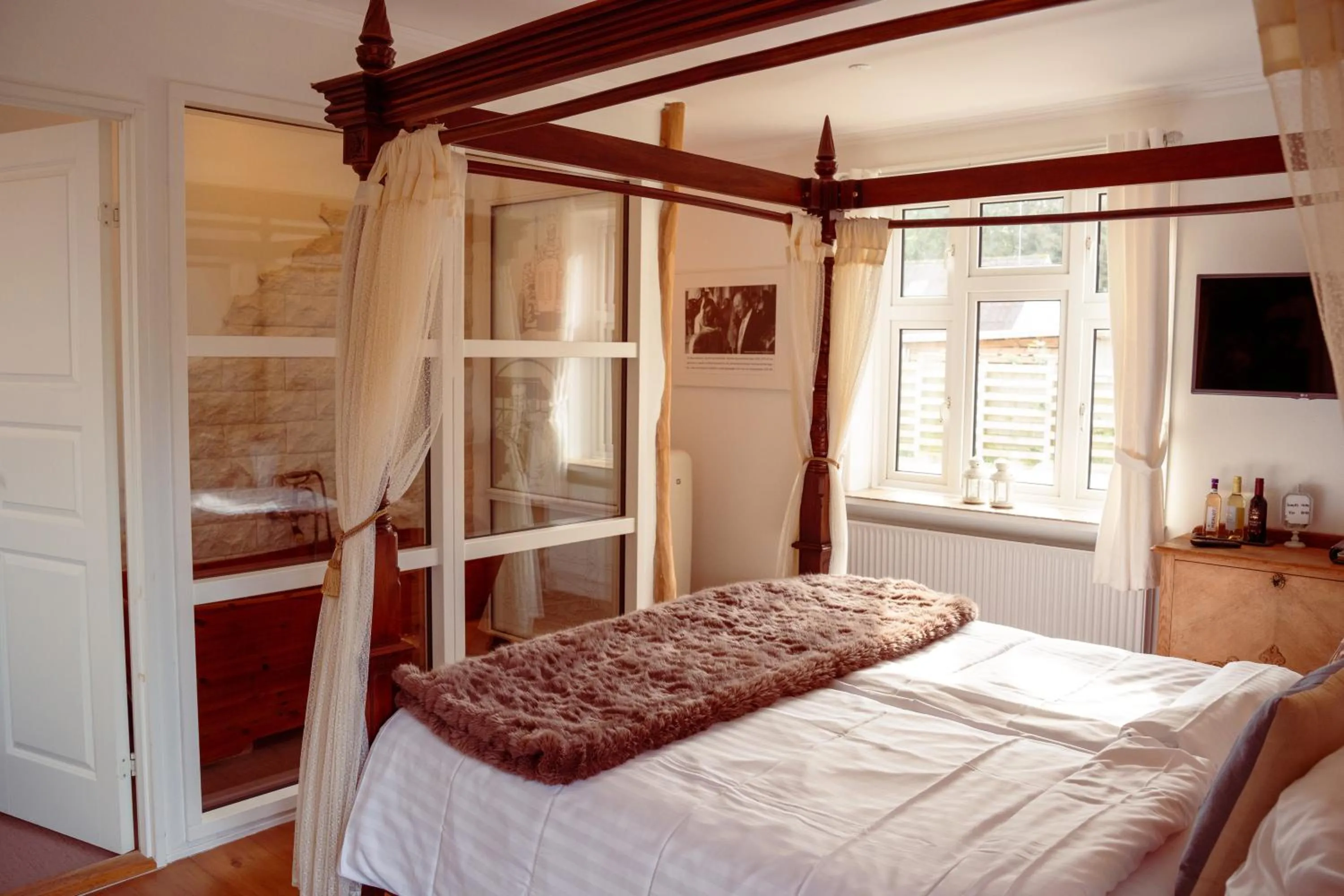 Bed in Boutique Hotel Postgården