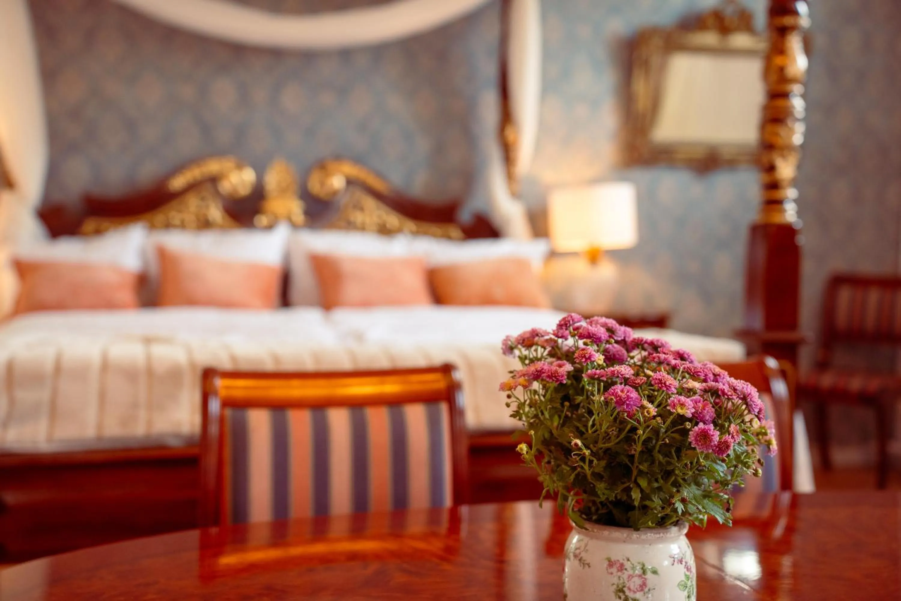 Bed in Boutique Hotel Postgården