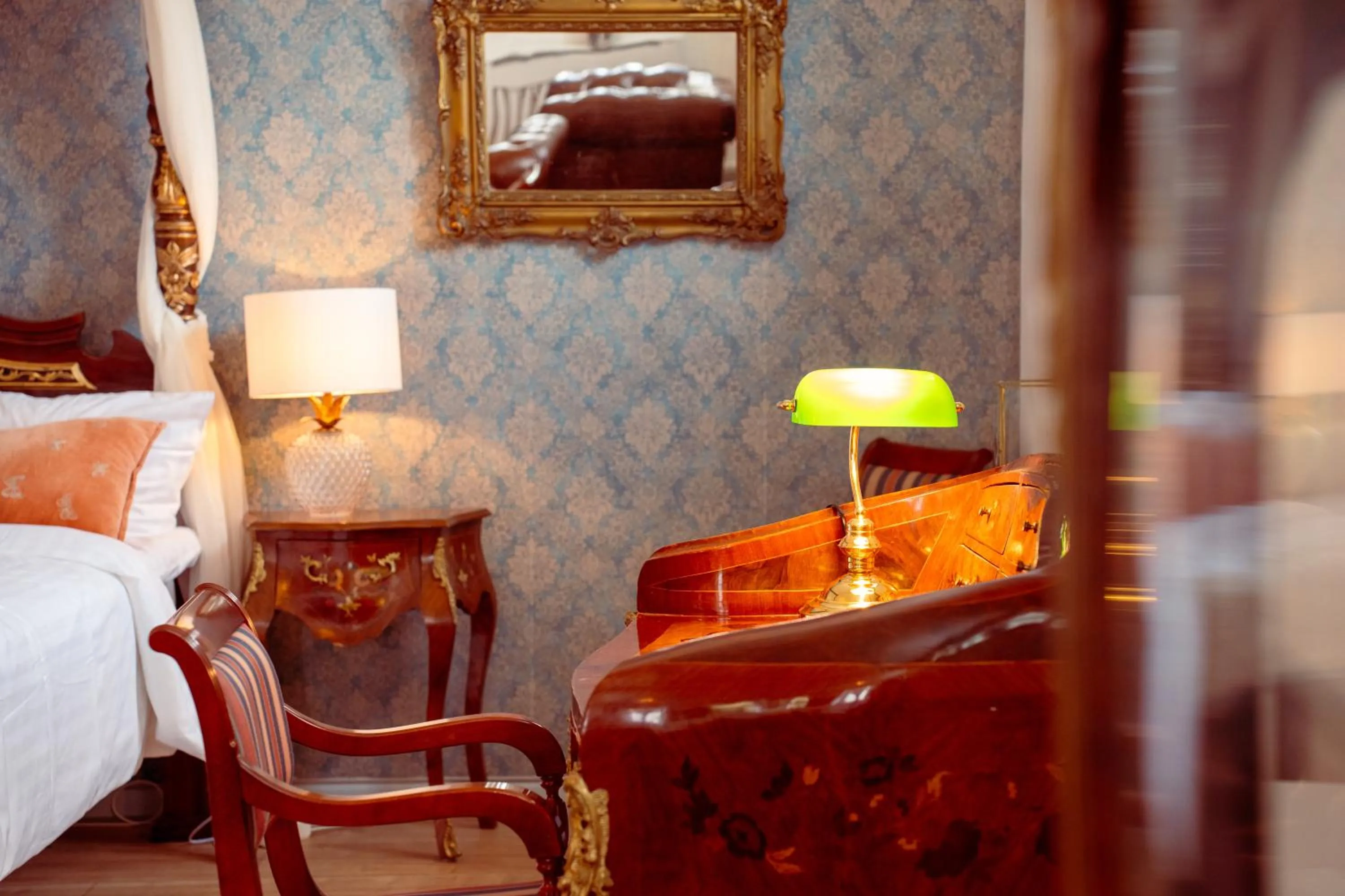 Bed in Boutique Hotel Postgården