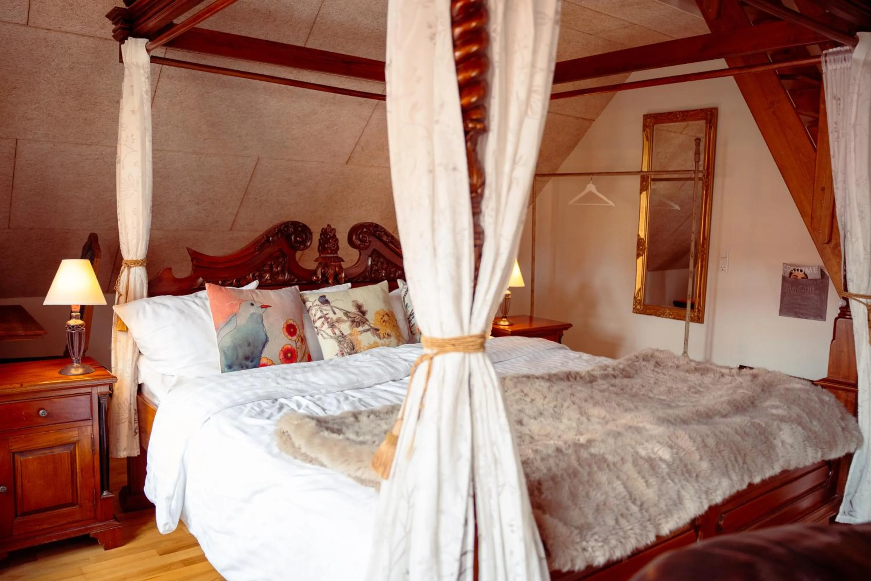 Bed in Boutique Hotel Postgården