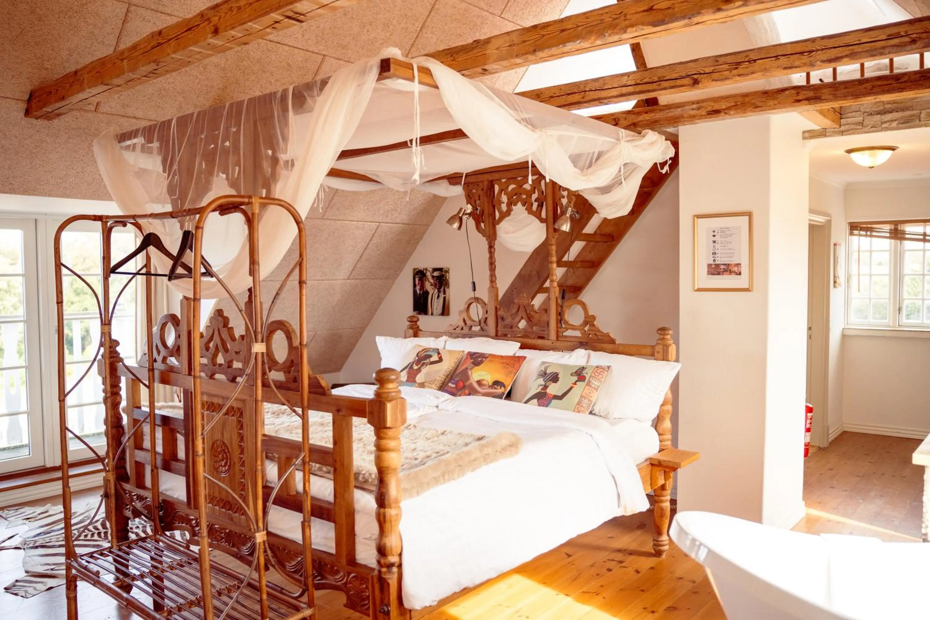 Bed in Boutique Hotel Postgården