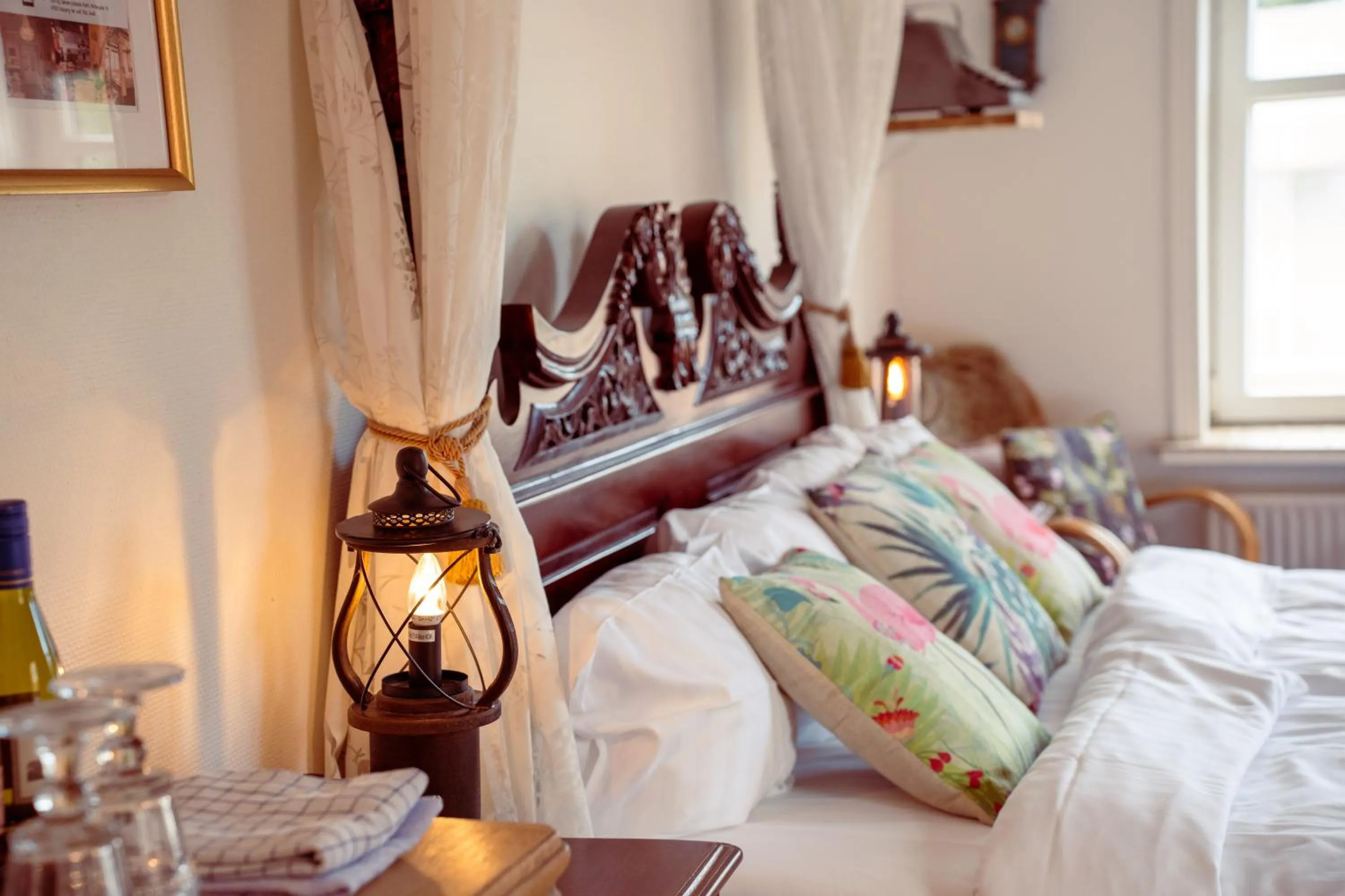 Bed in Boutique Hotel Postgården