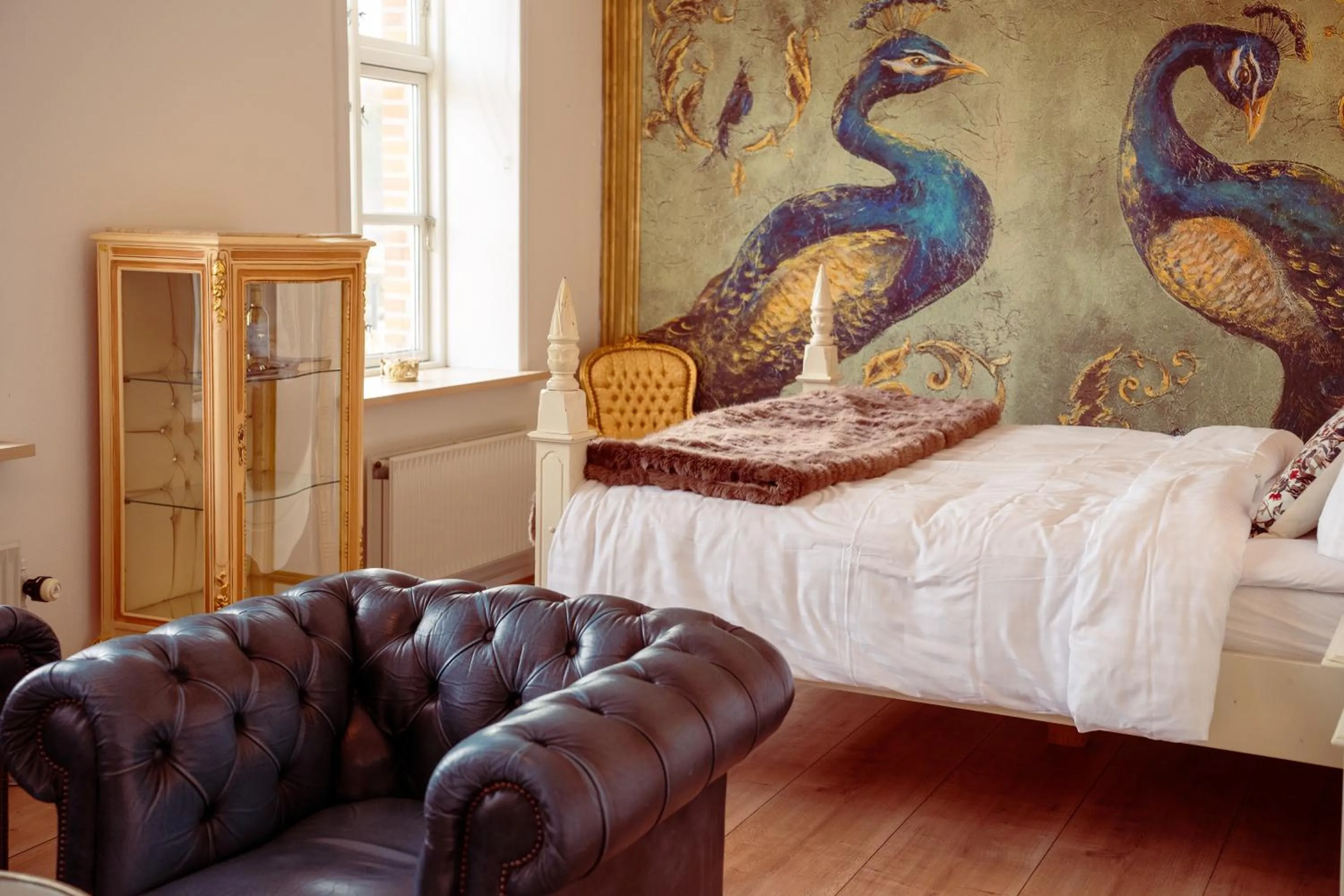 Bed in Boutique Hotel Postgården