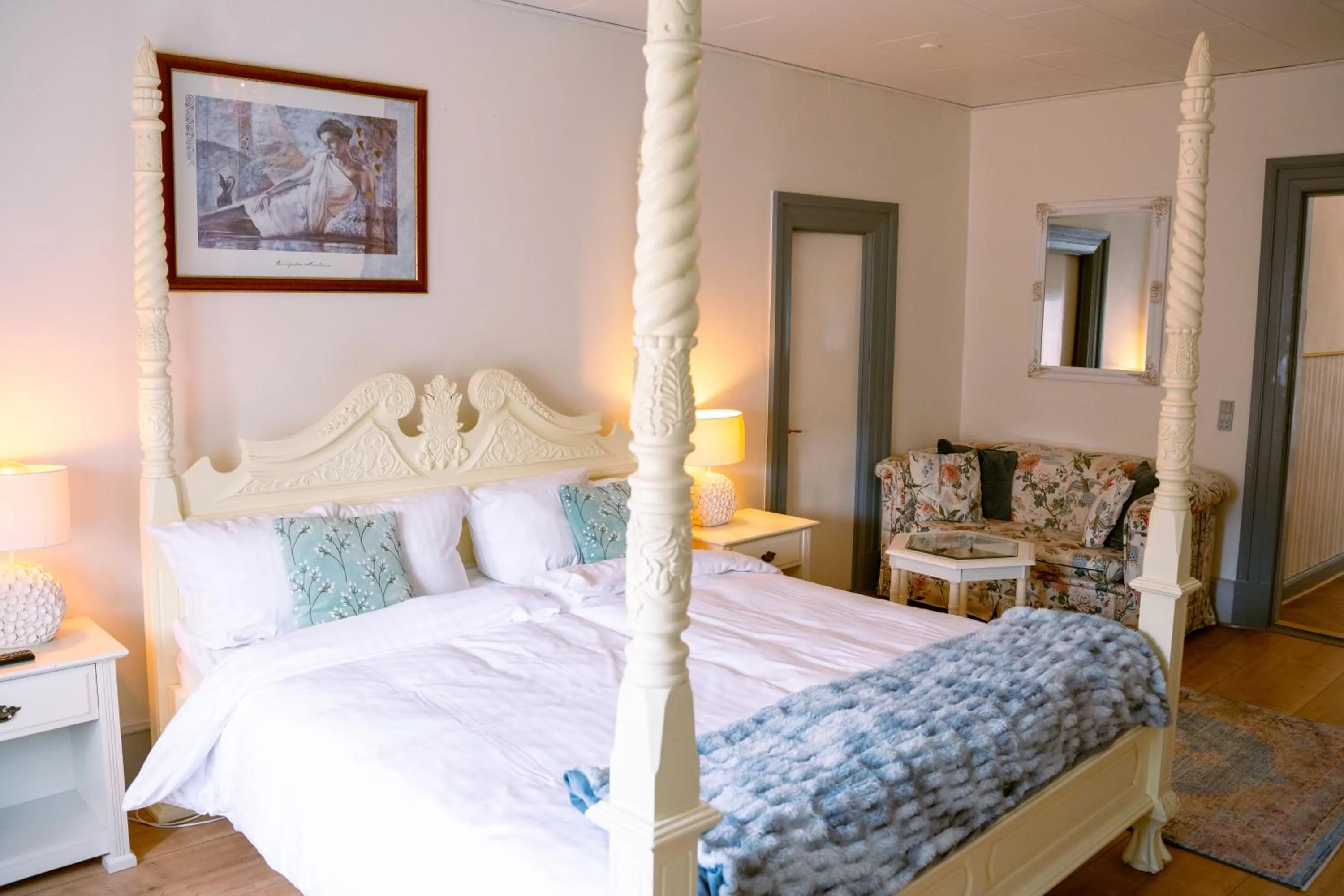 Bed in Boutique Hotel Postgården