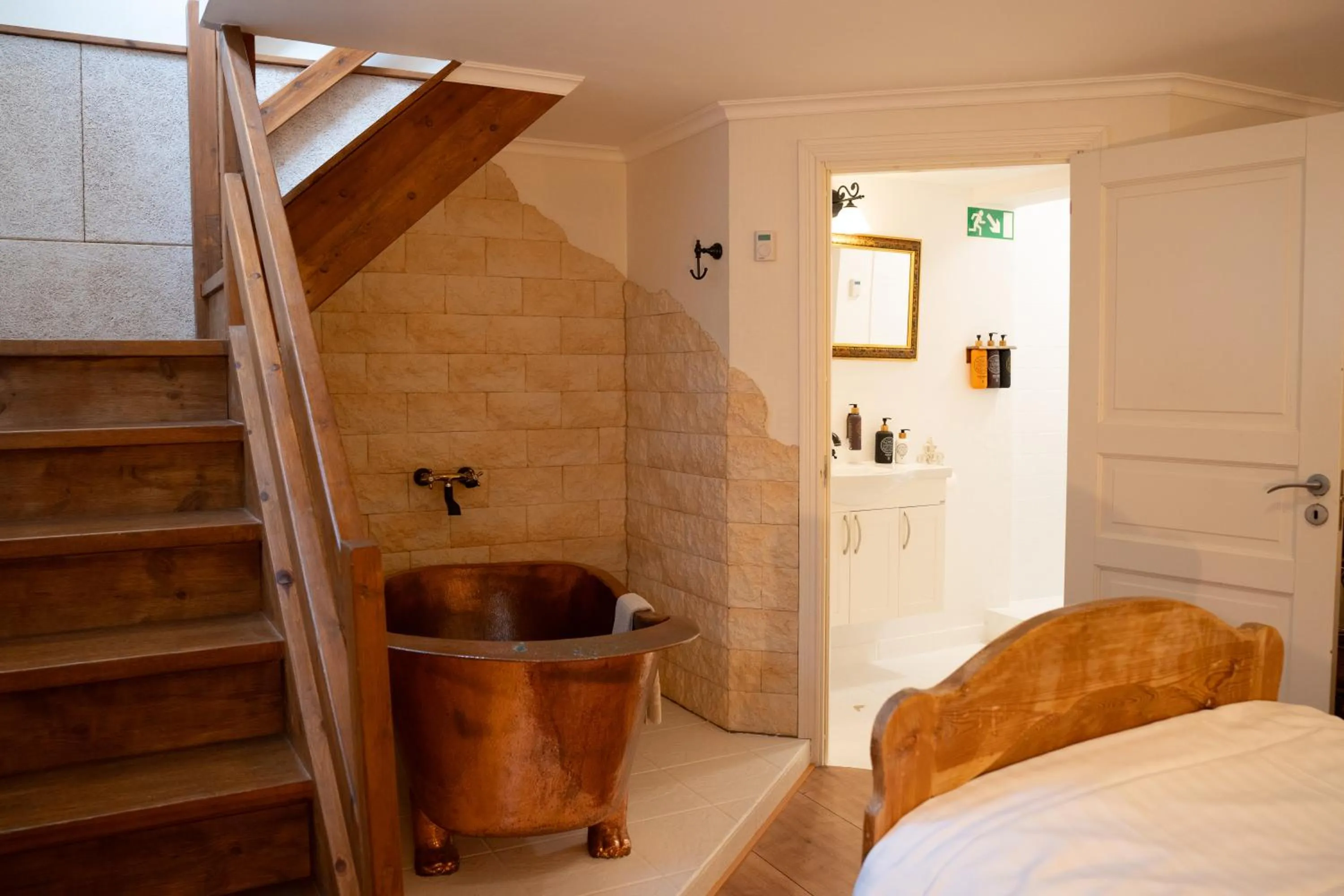 Bed in Boutique Hotel Postgården