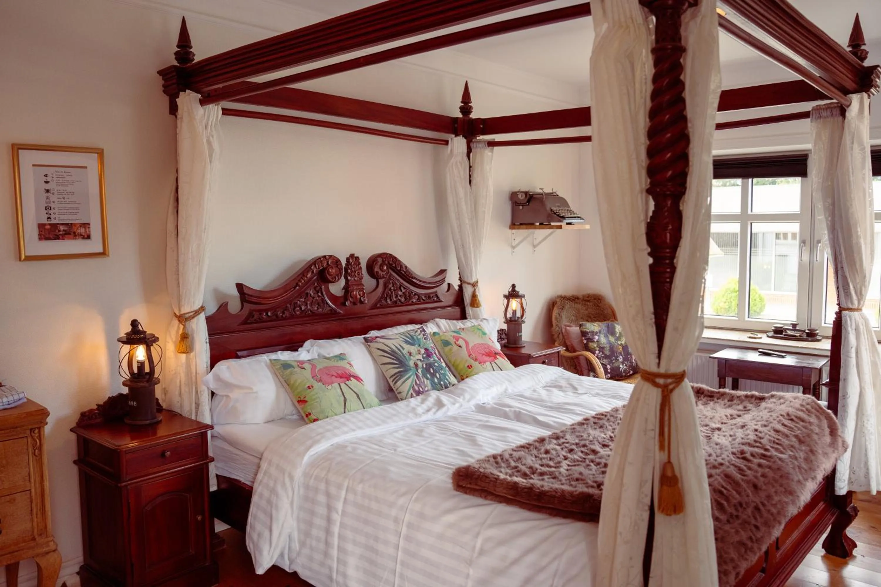 Bed in Boutique Hotel Postgården