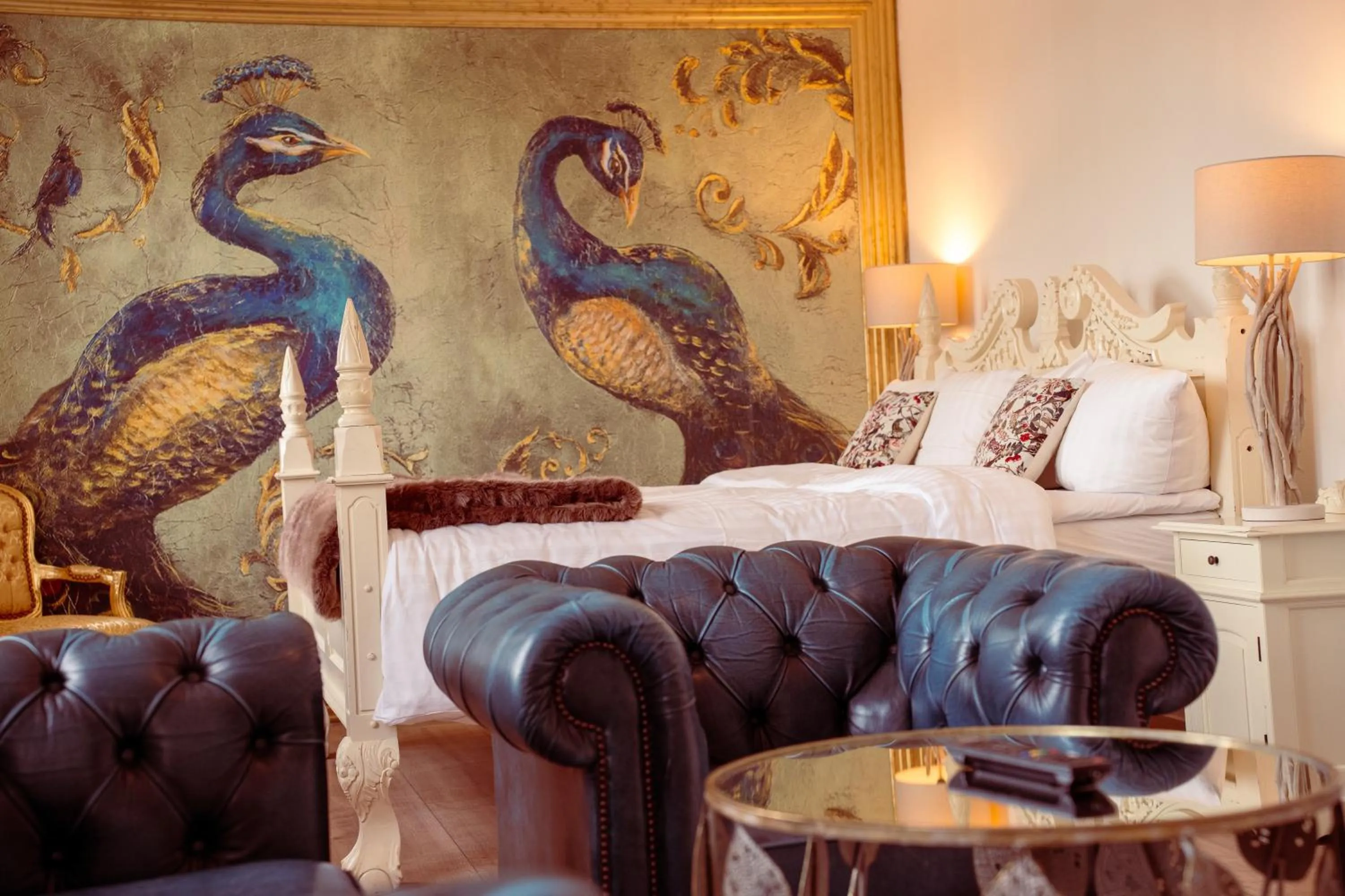 Bed in Boutique Hotel Postgården