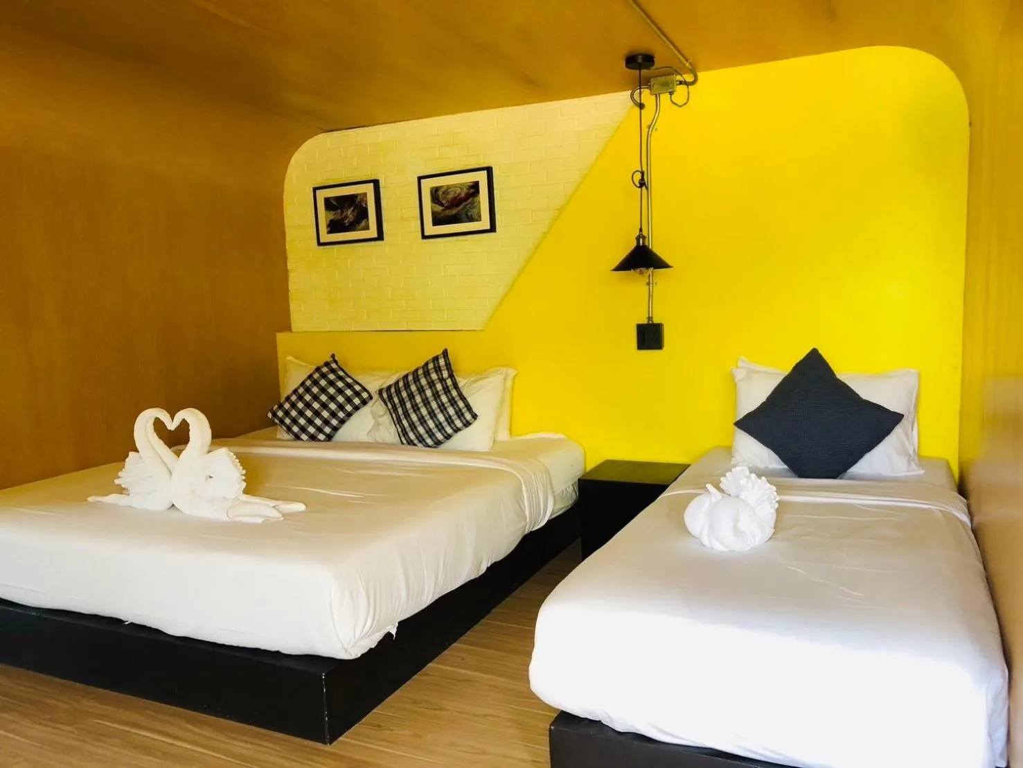 Bed in Chick Resort Khao Kho