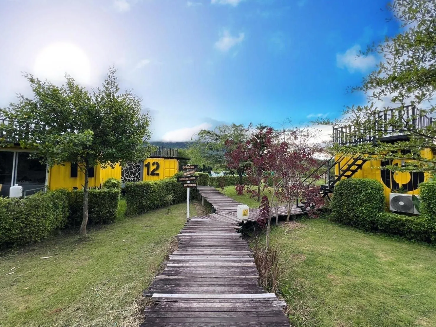 Garden view in Chick Resort Khao Kho