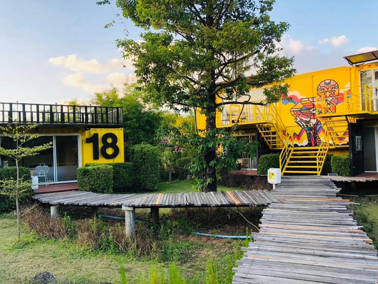 Garden in Chick Resort Khao Kho