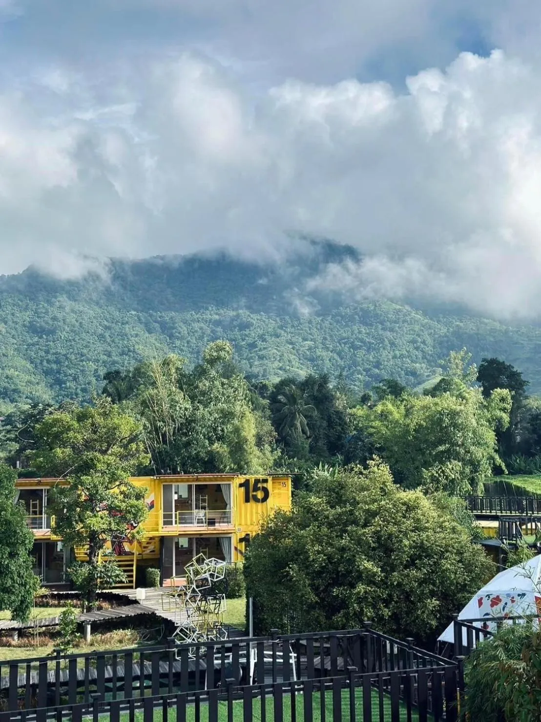 Natural landscape in Chick Resort Khao Kho