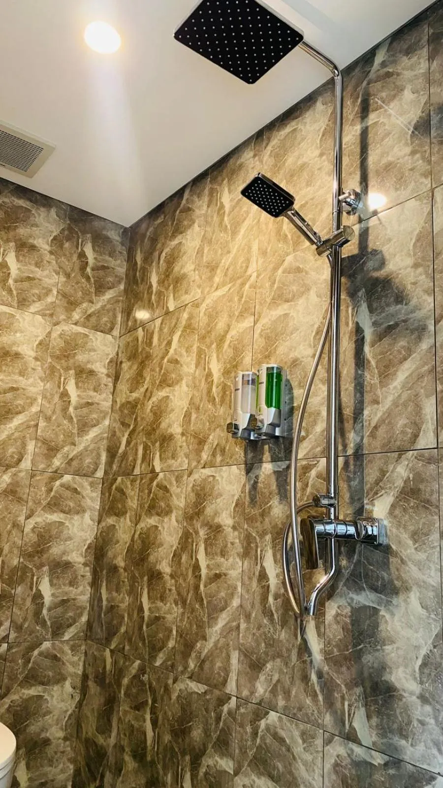 Shower in The Central Lovina Hotel & Restaurant