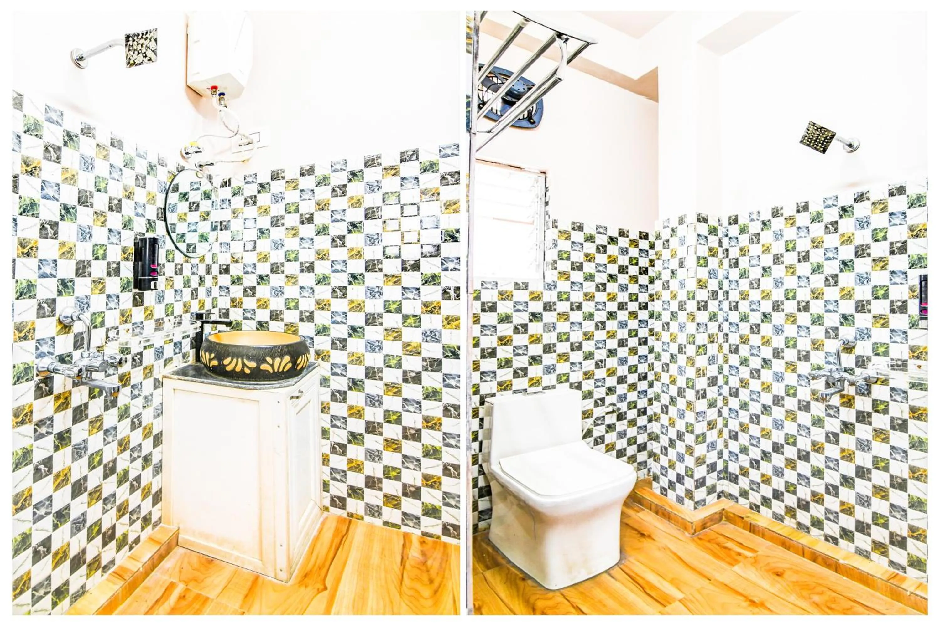 Bathroom in Super Hotel O Jessore Road Kolkata formerly Skyline Serenity