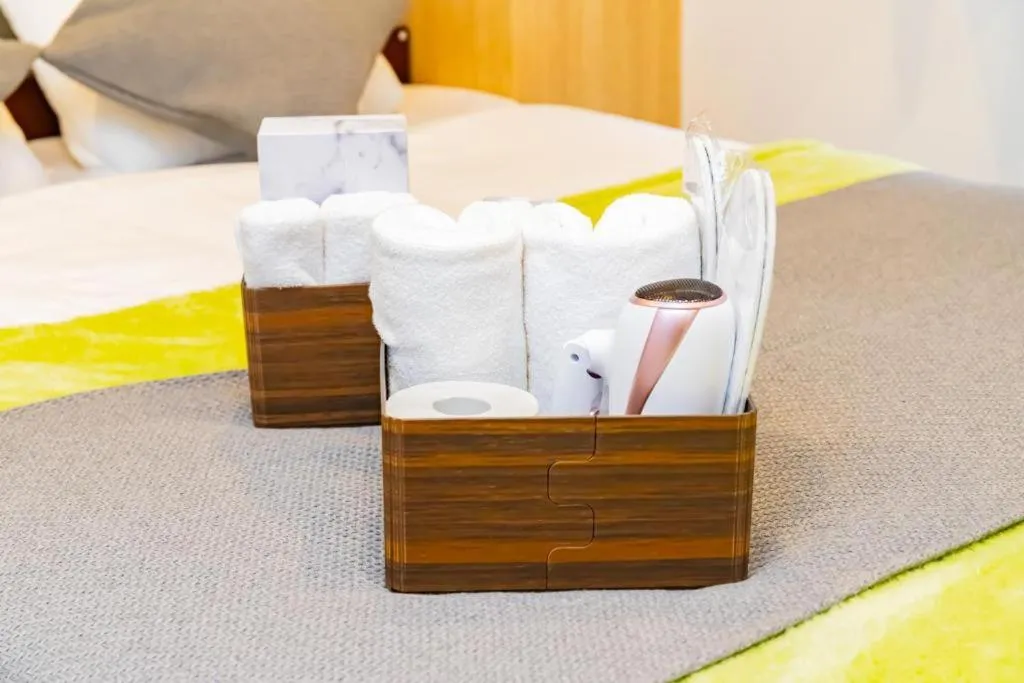 towels, Bed in JA Hotel Namba