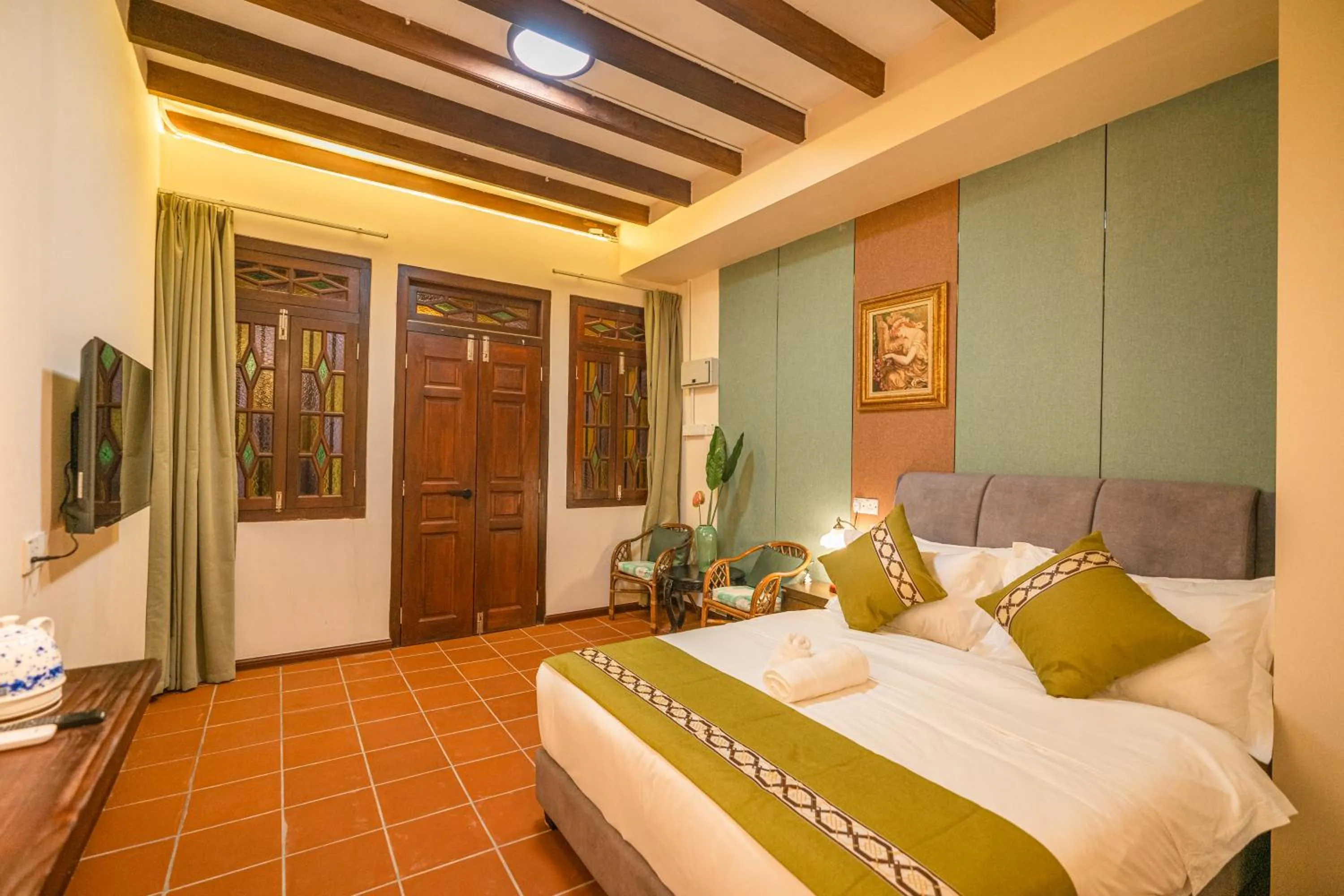 Bedroom, Bed in LINN House Peranakan Residence George Town