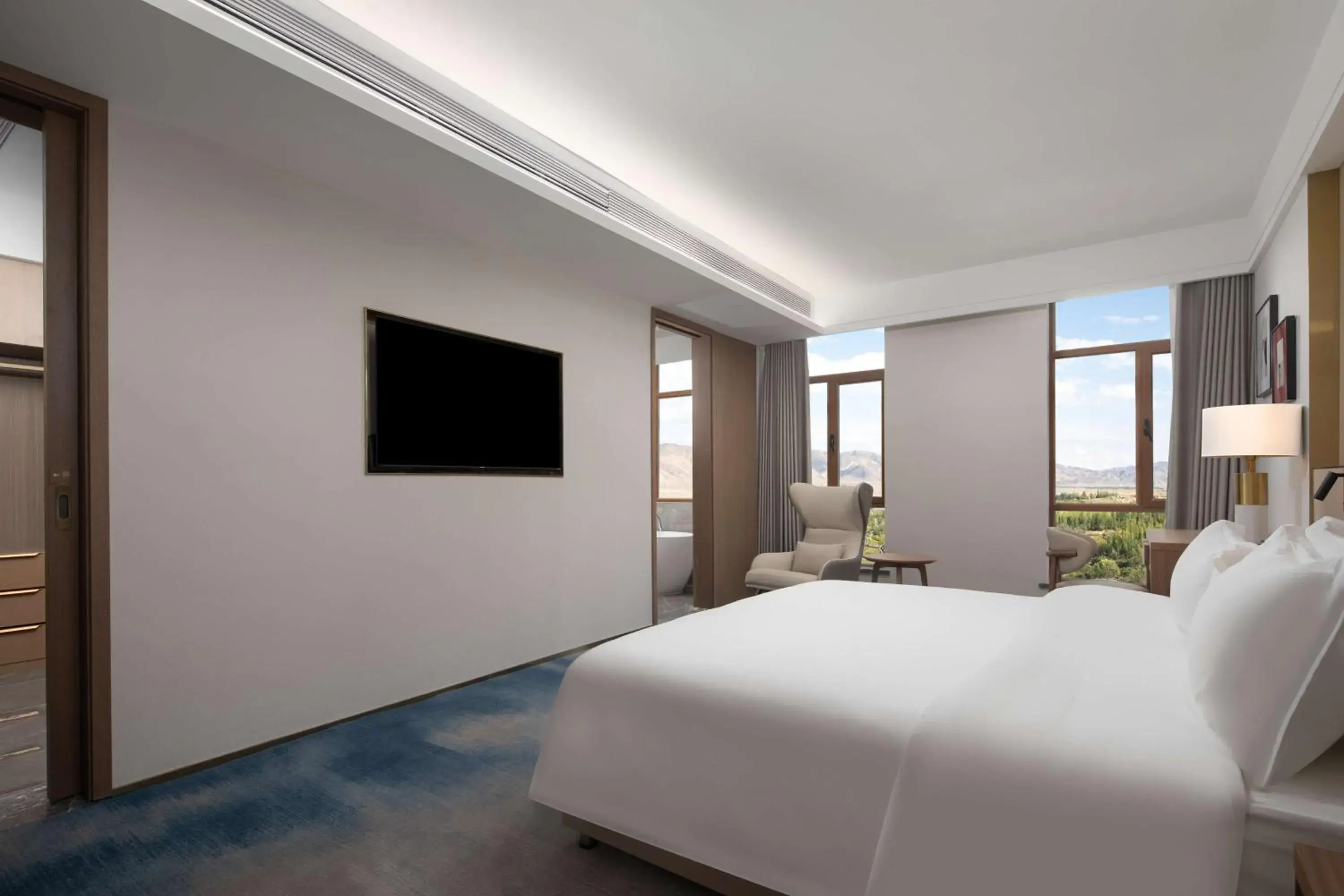 Deluxe King Suite with Two King Beds in Doubletree By Hilton Altay Fuyun Deluxe King Suite with Two King Beds in Doubletree By Hilton Altay Fuyun