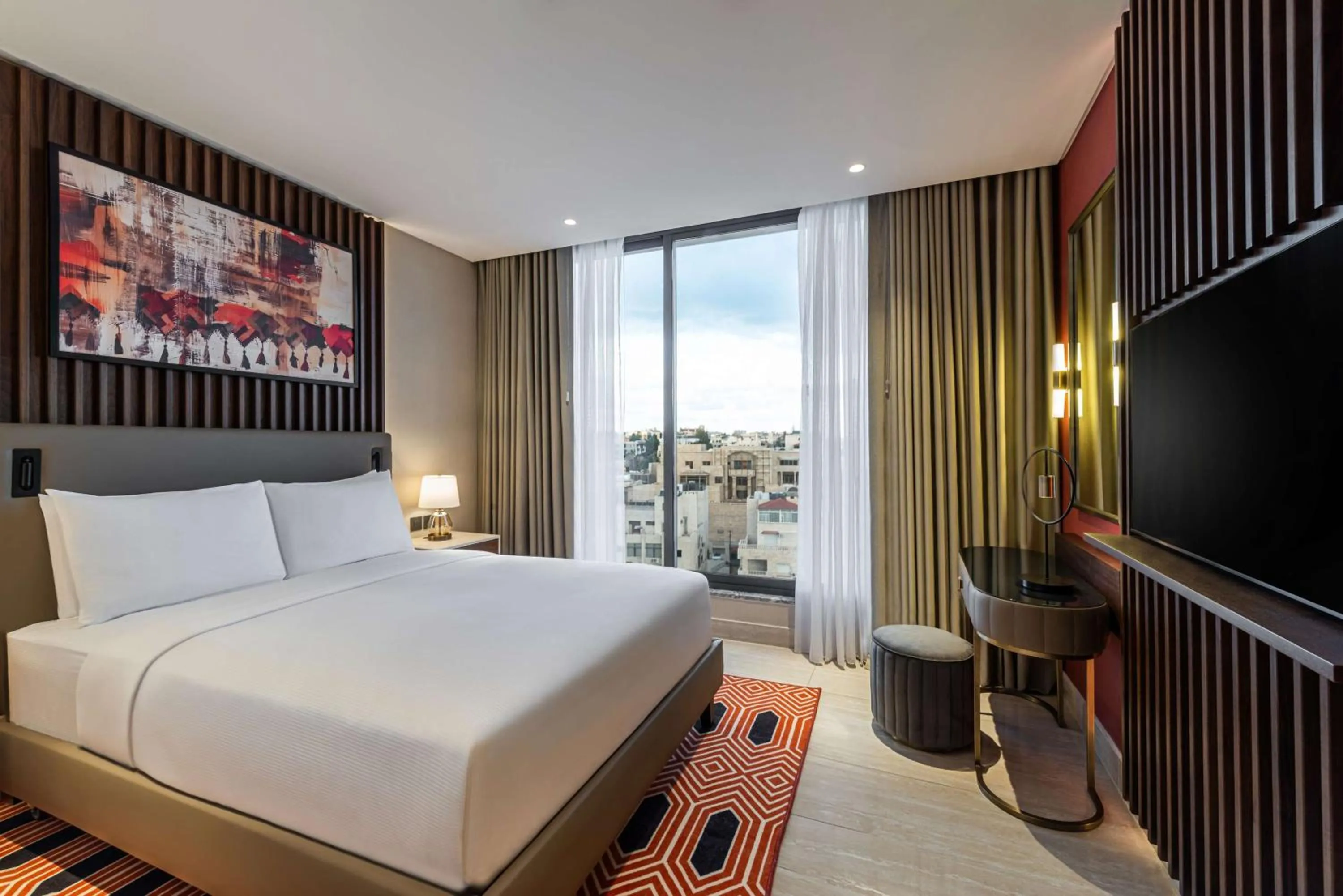 Bed in Doubletree By Hilton Amman Hotel & Residences