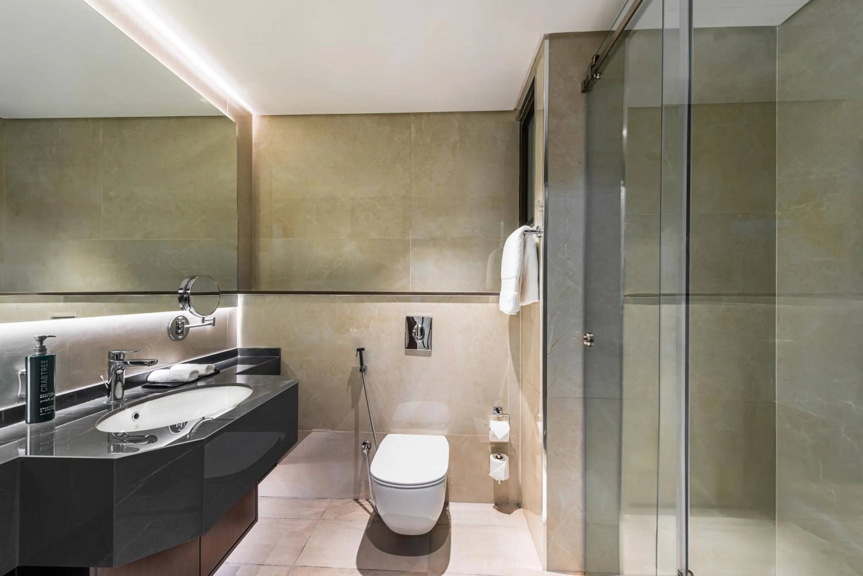 Shower in Doubletree By Hilton Amman Hotel & Residences