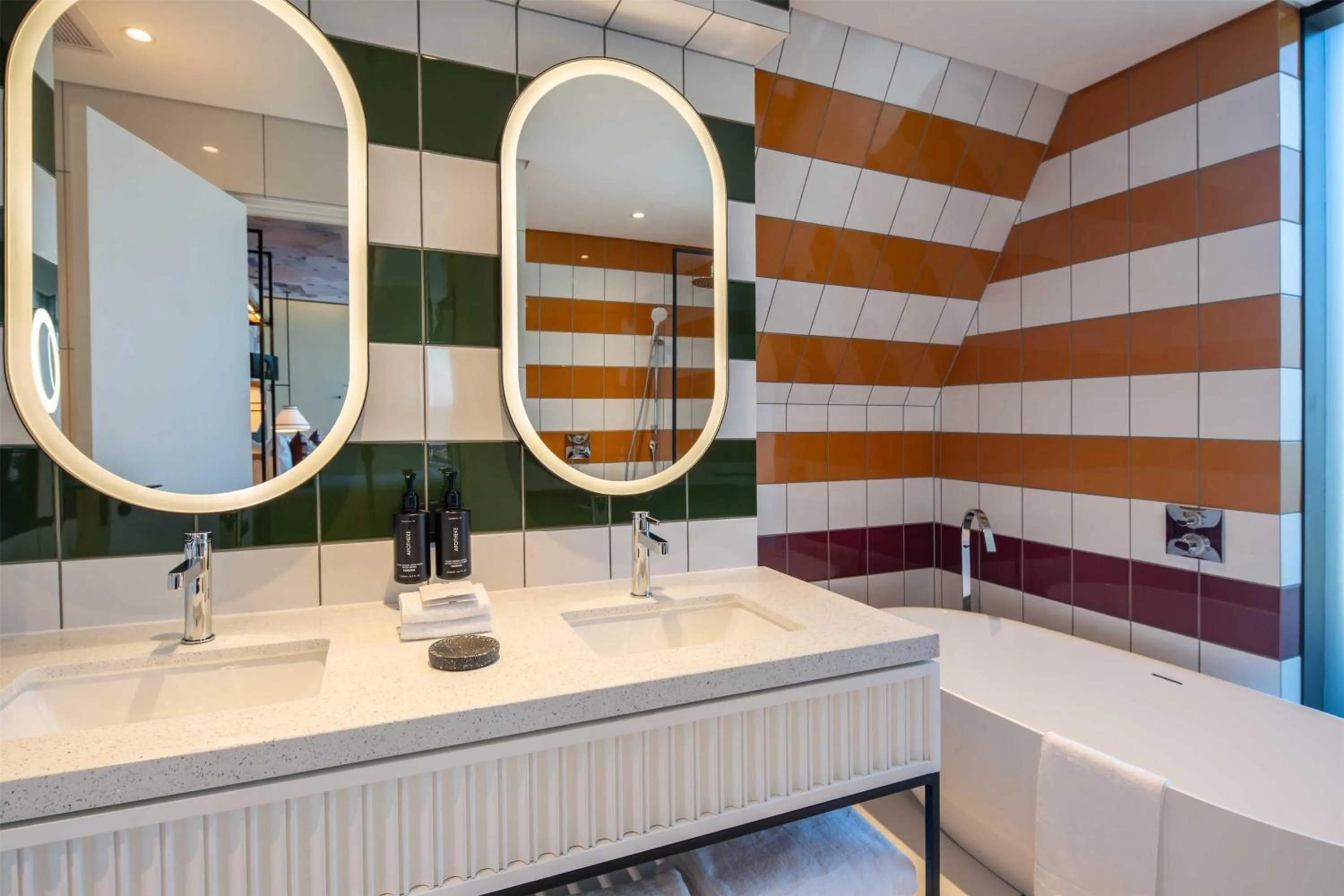 Bathroom in Canopy By Hilton Cape Town Longkloof