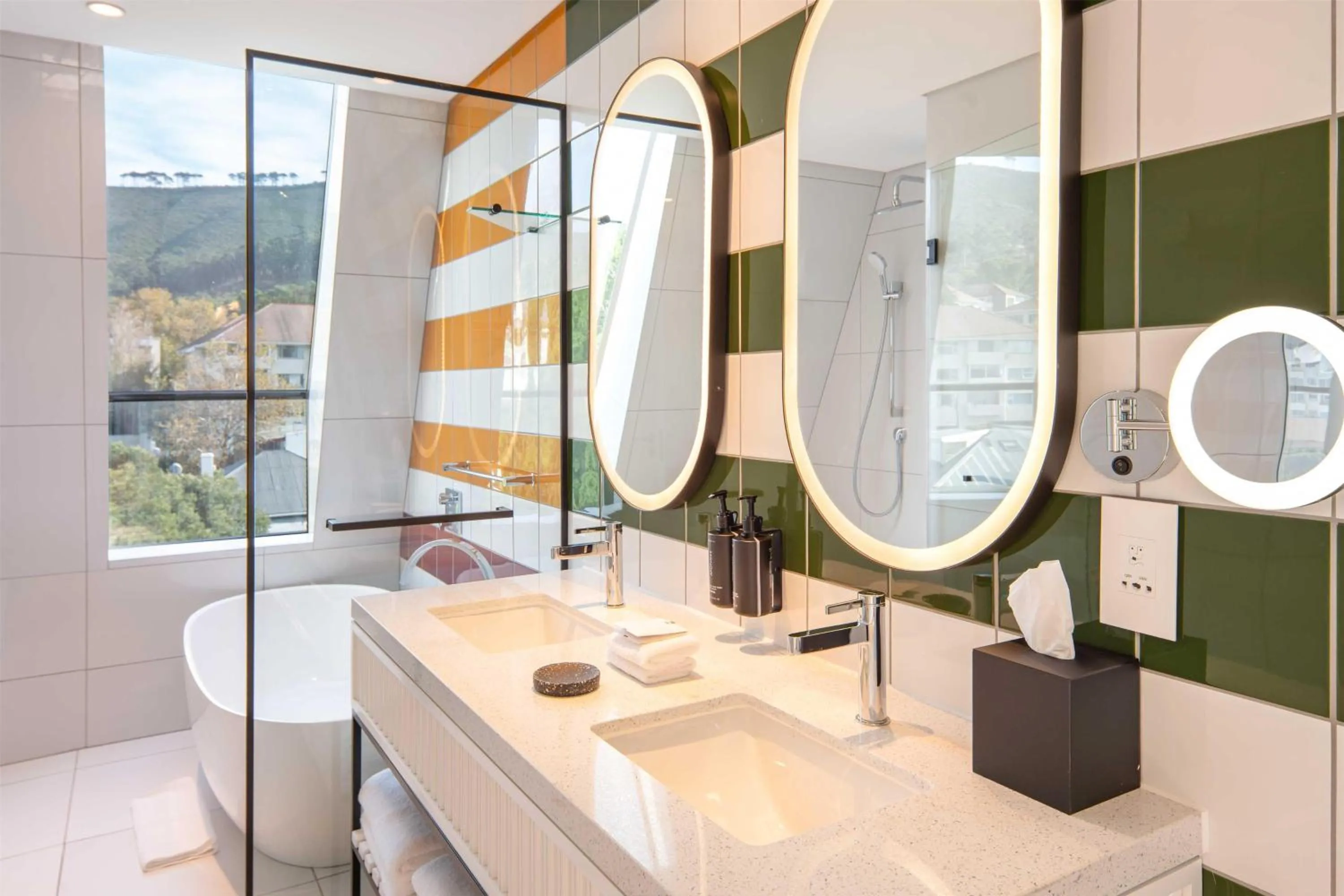 Bathroom in Canopy By Hilton Cape Town Longkloof