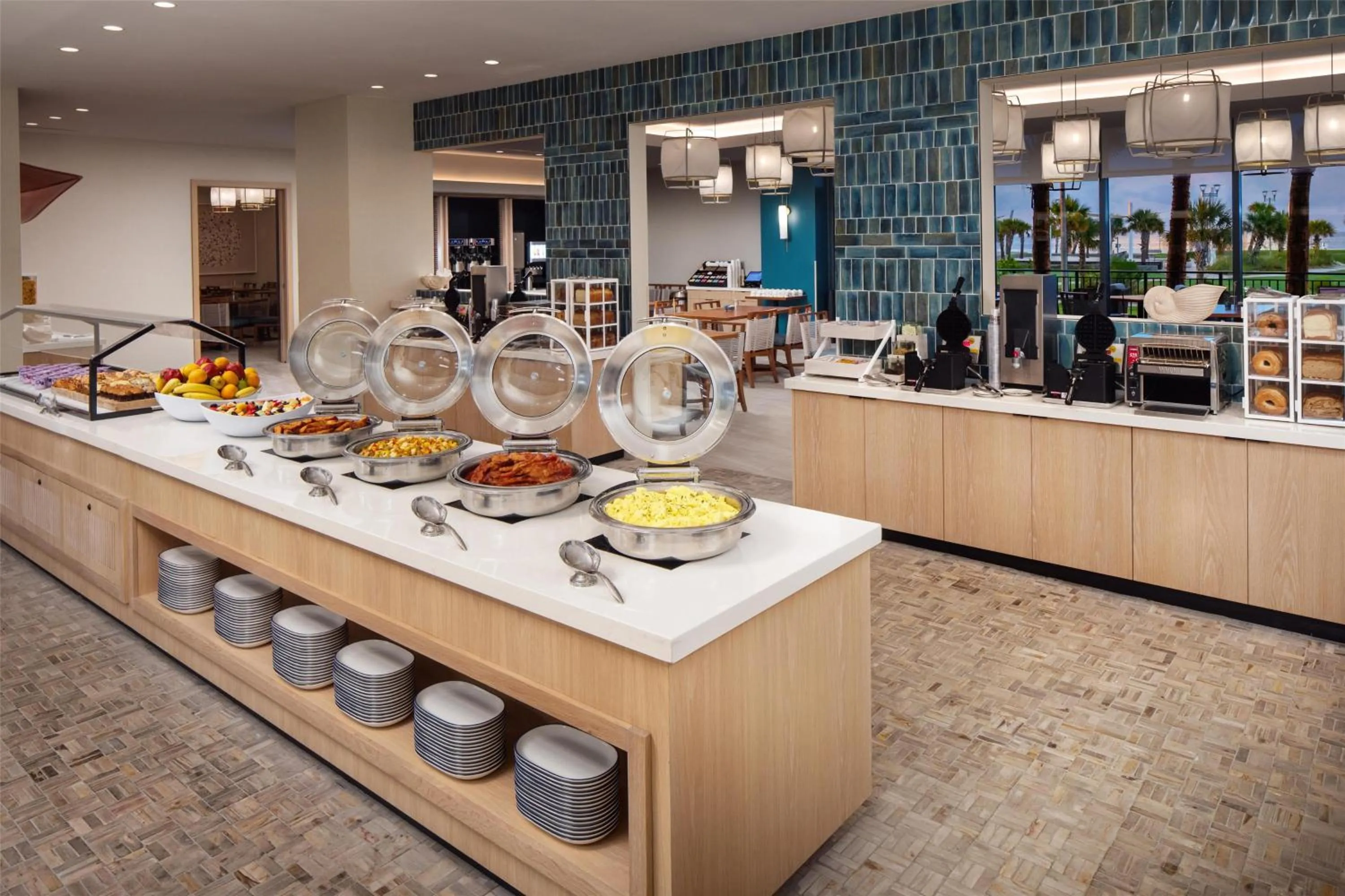 Breakfast in Embassy Suites By Hilton Gulf Shores Beach Resort