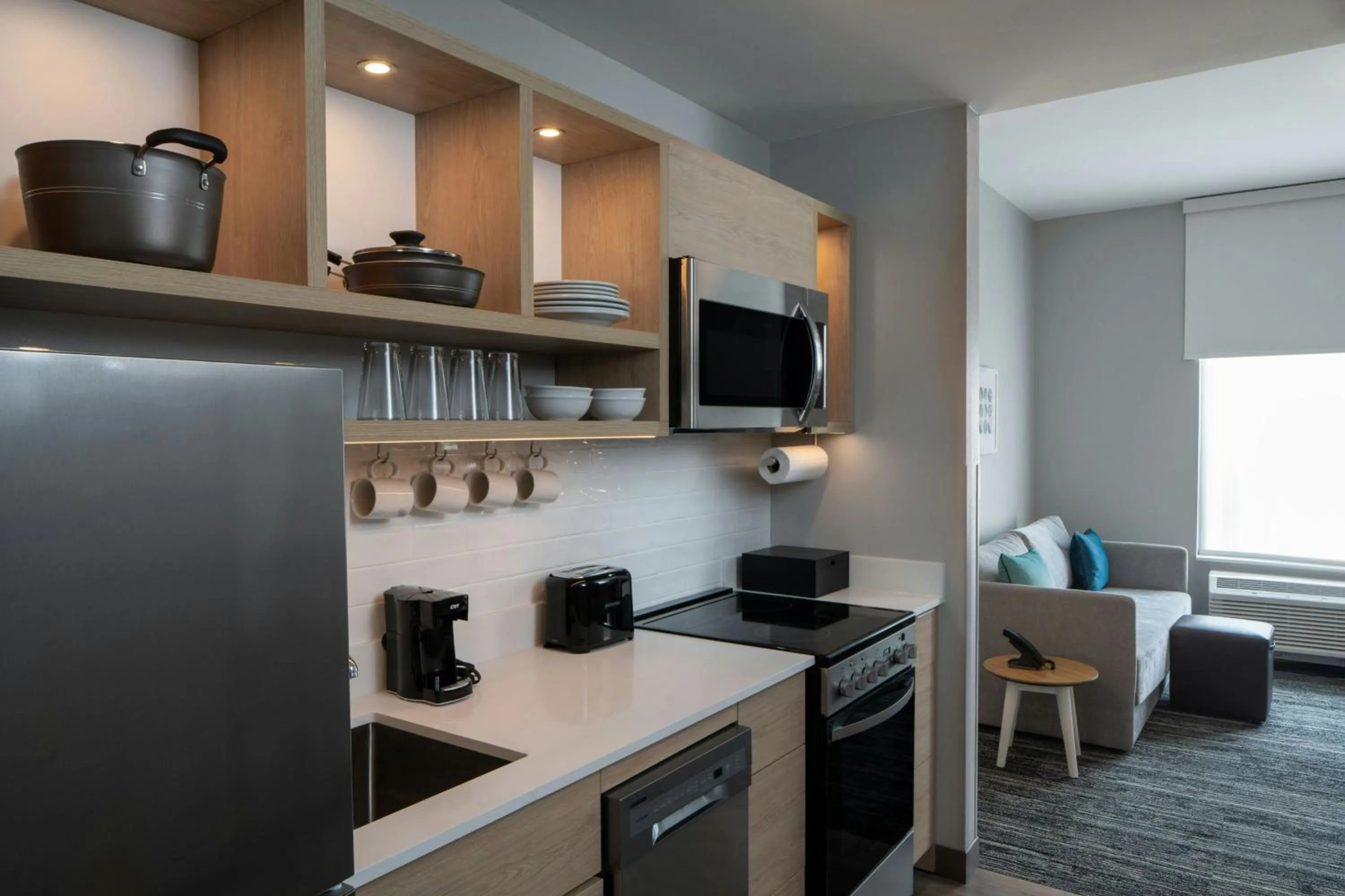 Kitchen or kitchenette in TownePlace Suites By Marriott Atlanta Fairburn
