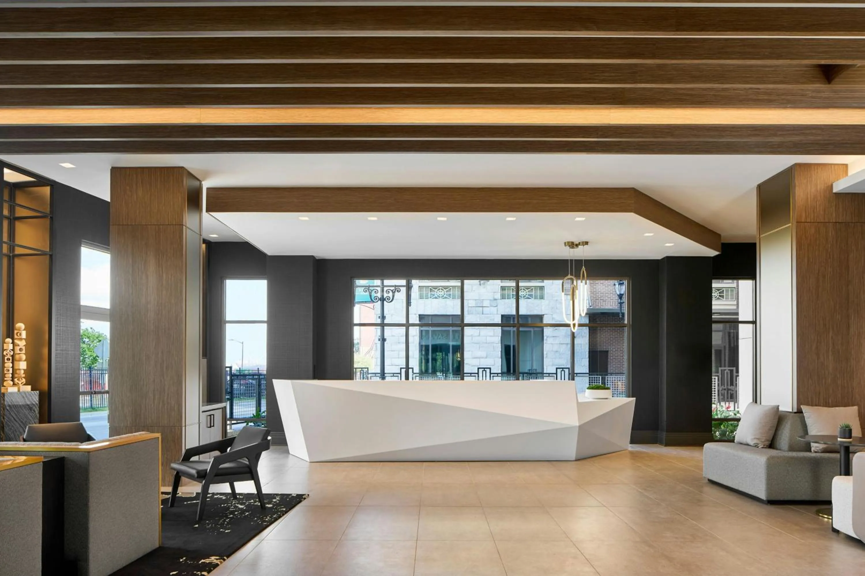 Lobby or reception in AC Hotel Savannah Historic District