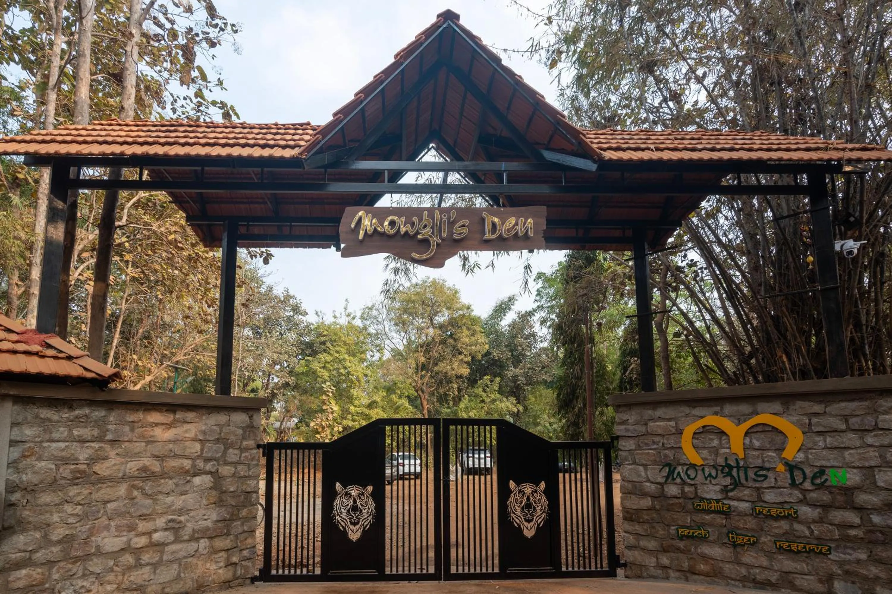 Property building in Treebo Premium Mowgli's Den Pench with Swimming Pool