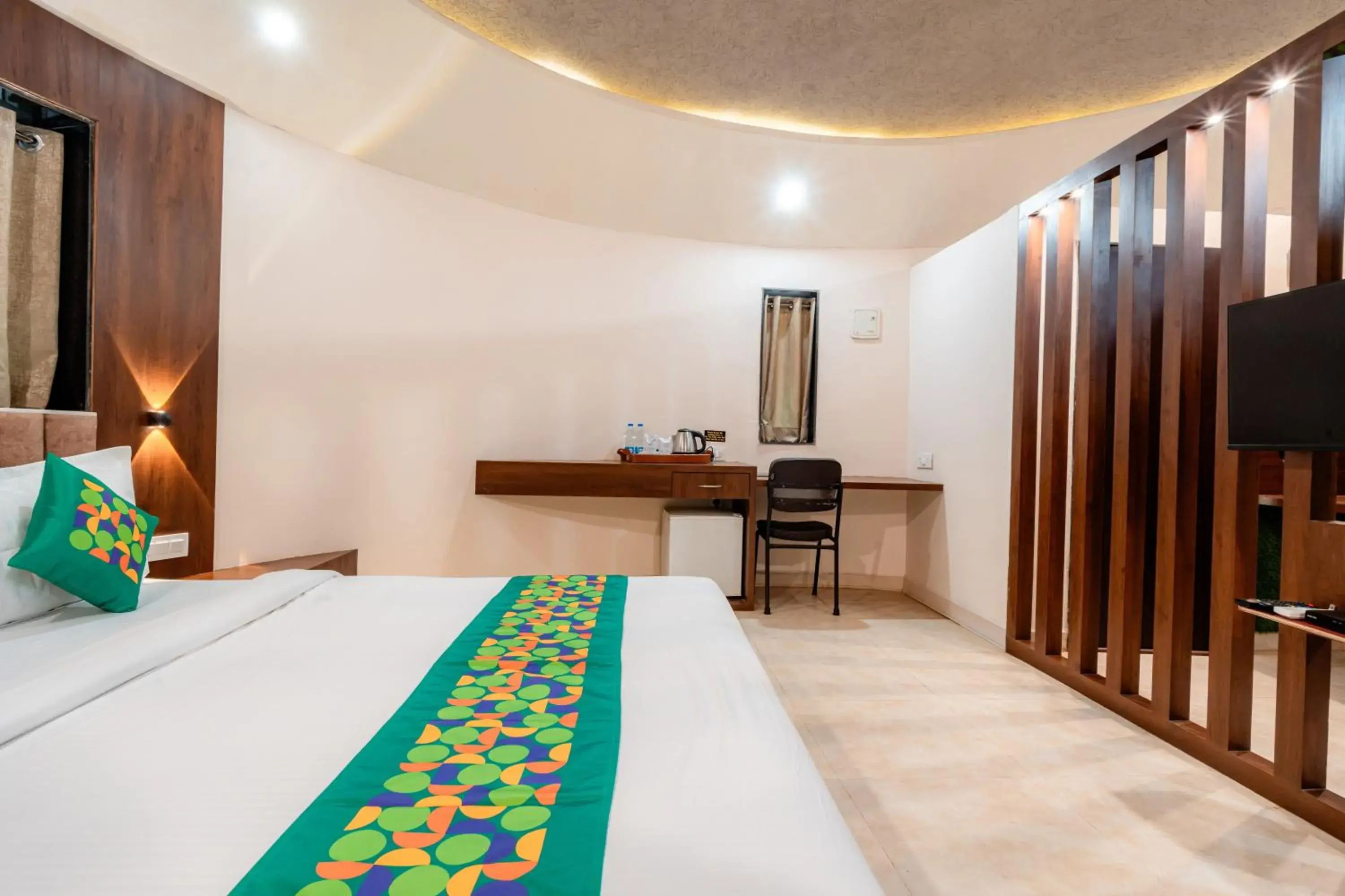 Deluxe Room Forest View - single occupancy in Treebo Premium Mowgli's Den, Pench Deluxe Room Forest View - single occupancy in Treebo Premium Mowgli's Den, Pench