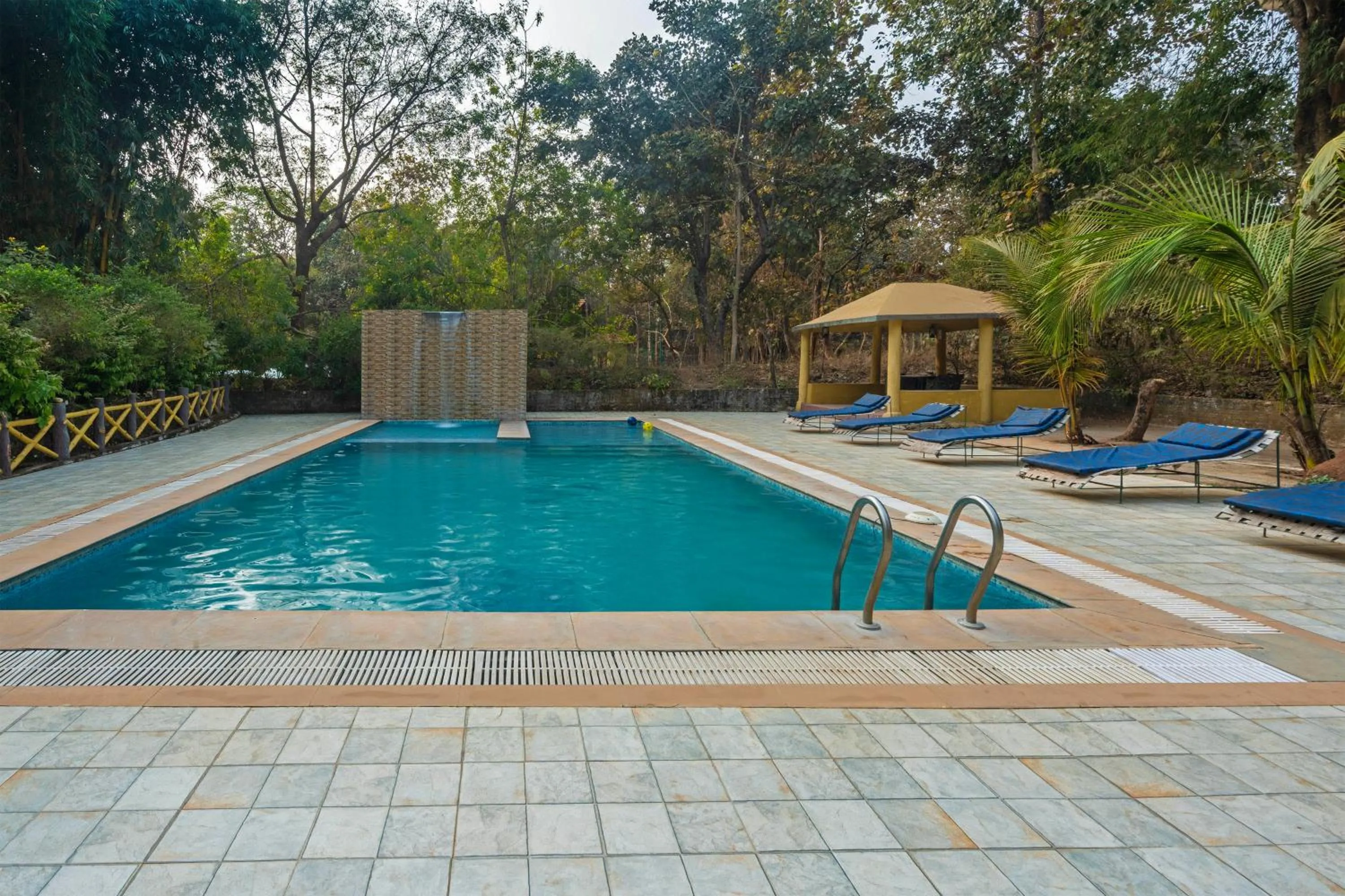 Swimming pool in Treebo Premium Mowgli's Den Pench with Swimming Pool