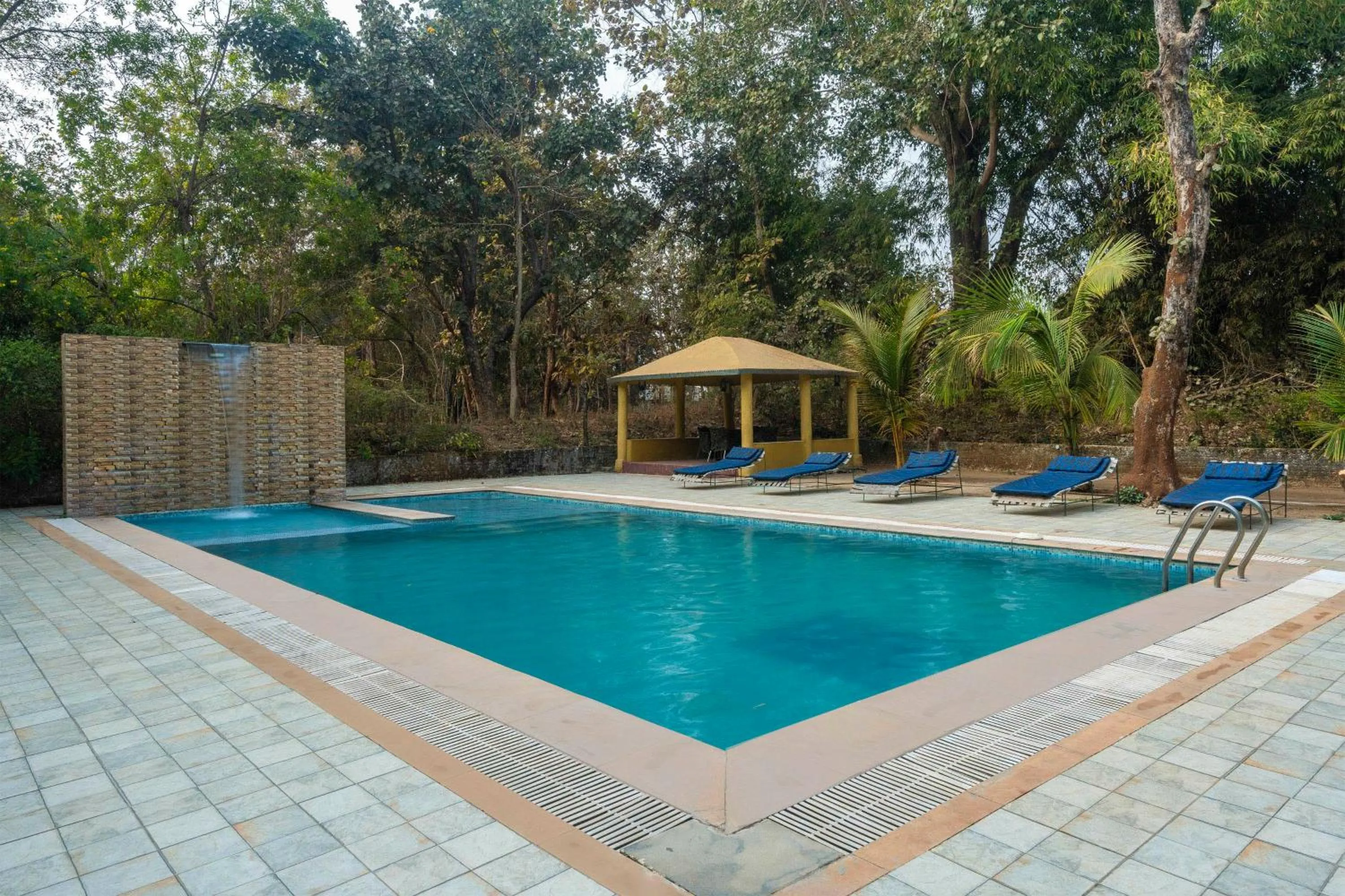 Swimming pool in Treebo Premium Mowgli's Den Pench with Swimming Pool