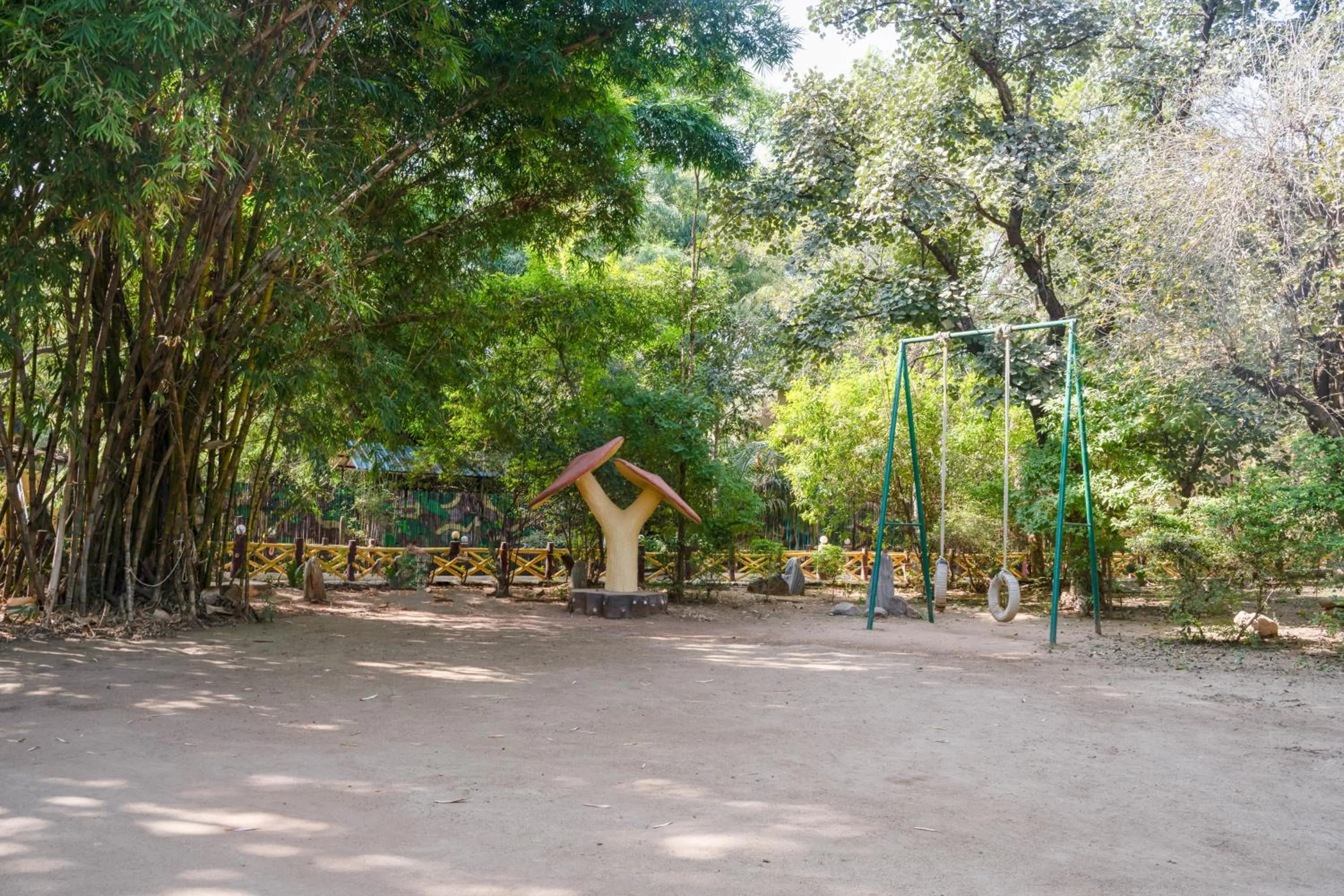 Children play ground in Treebo Premium Mowgli's Den, Pench