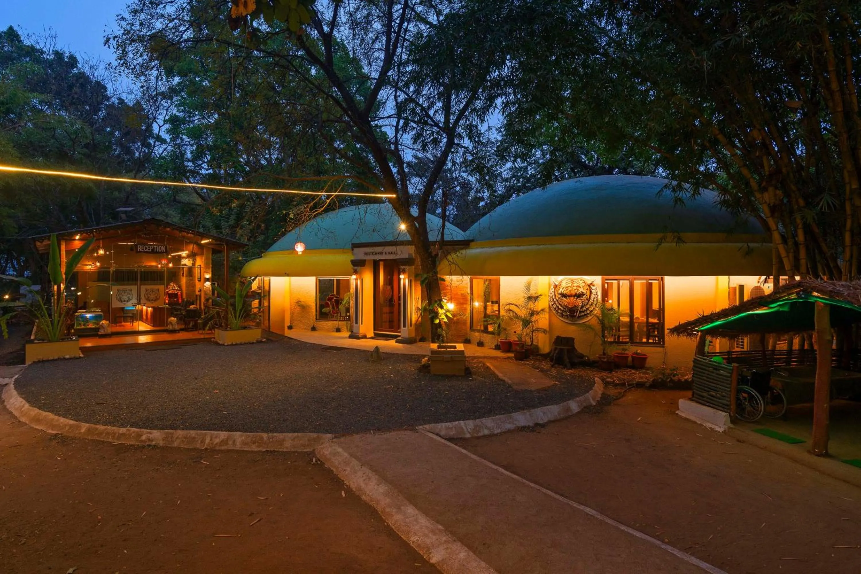 Property building in Treebo Premium Mowgli's Den Pench with Swimming Pool