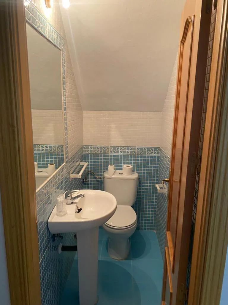 Bathroom in Hostal y Apartamentos la Vereda