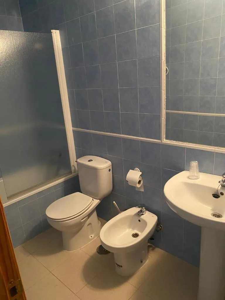 Bathroom in Hostal y Apartamentos la Vereda