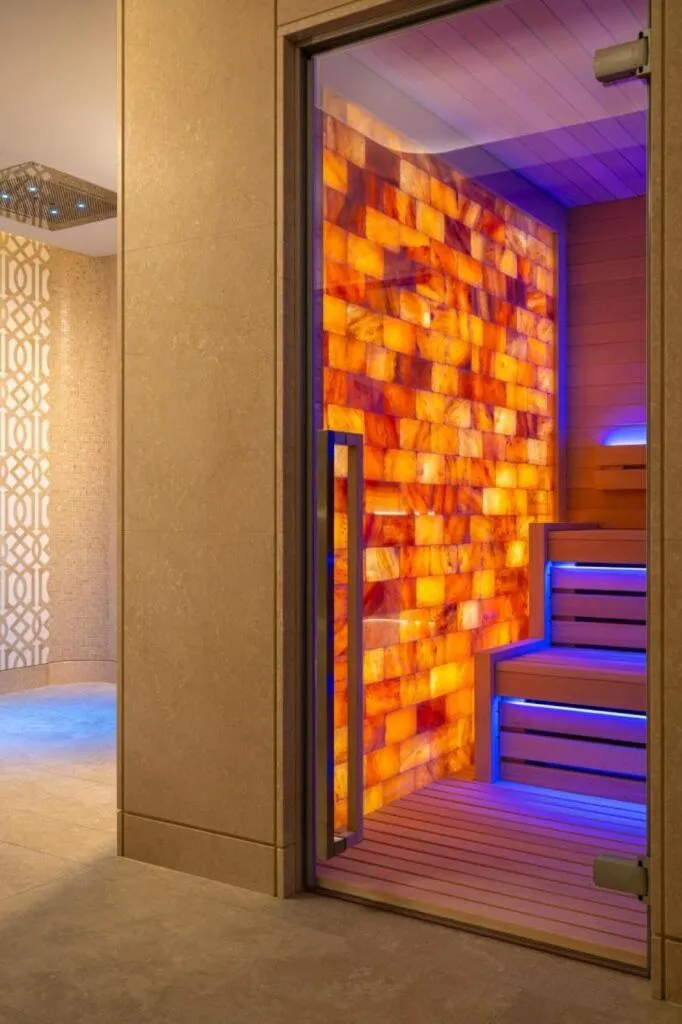 Sauna in Corinthia Grand Hotel du Boulevard Bucharest