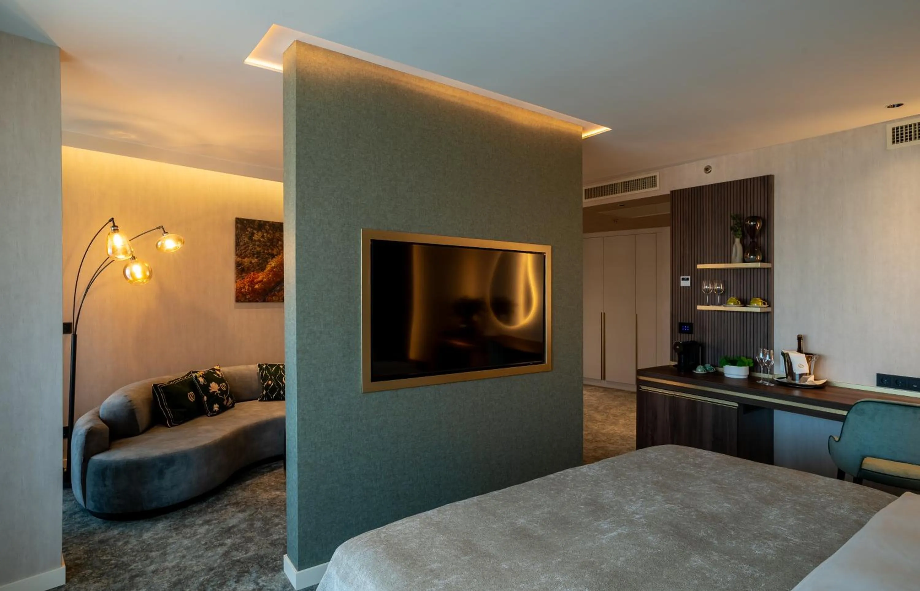 Bed in Le Primore Hotel & Spa