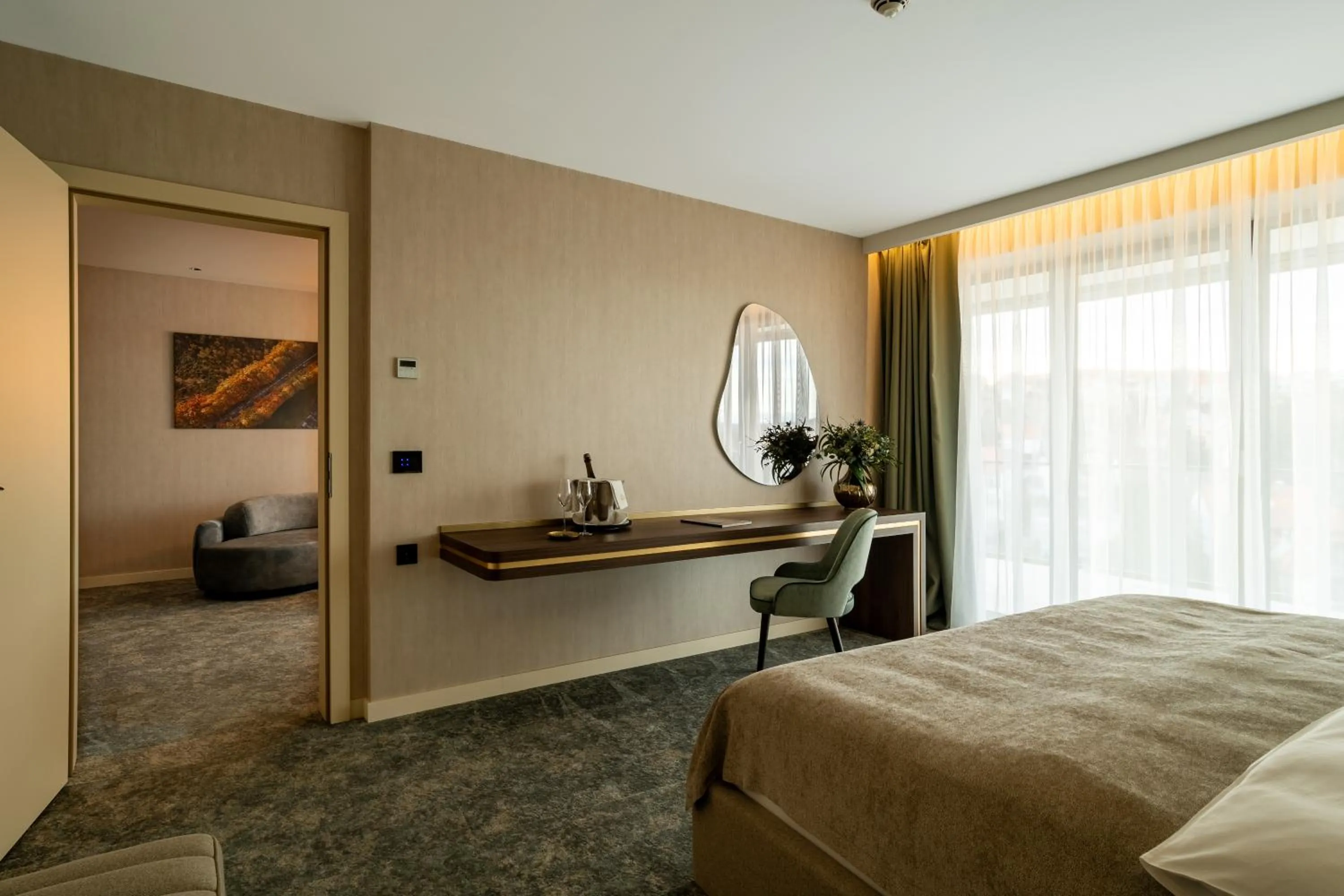 Bed in Le Primore Hotel & Spa