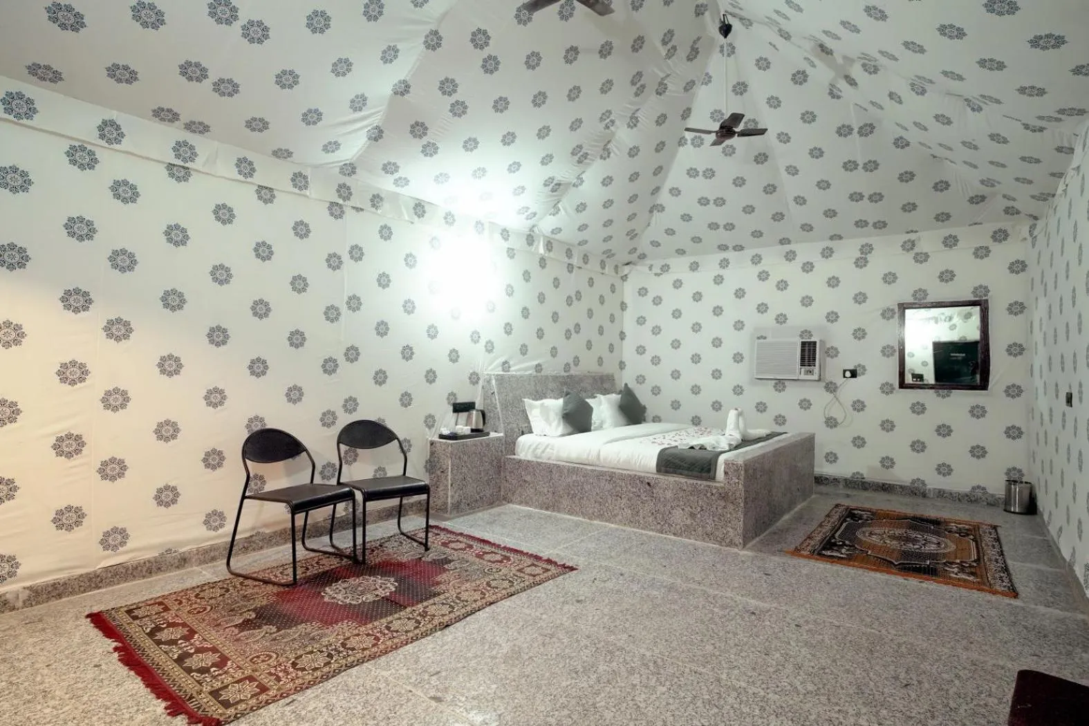 Bed in Thar Resort Jaisalmer