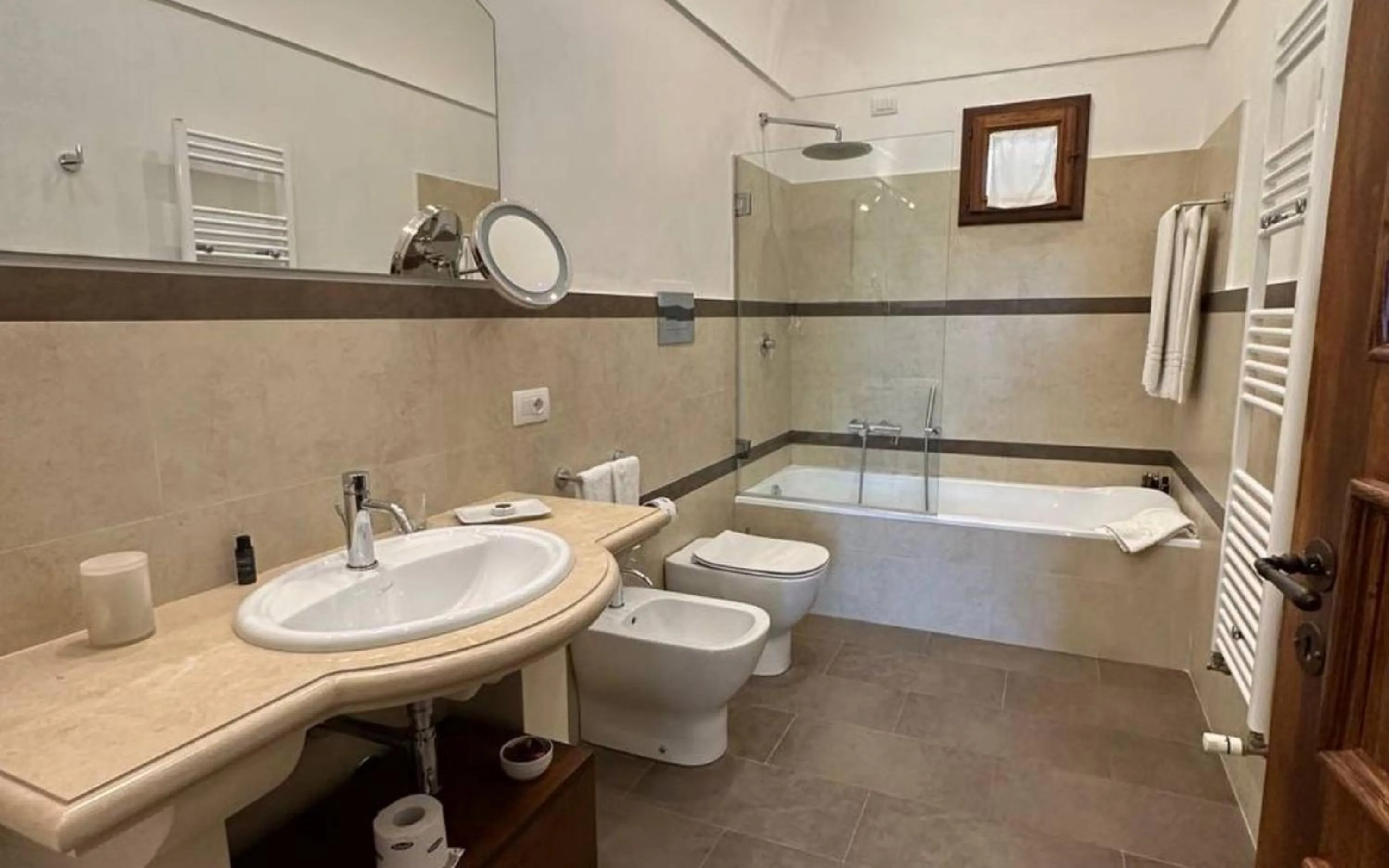 Bathroom in Eremo Della Giubiliana