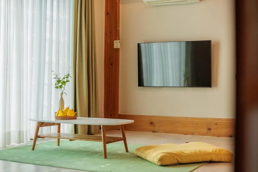 Bed in Gyeongju Helper pet Pension