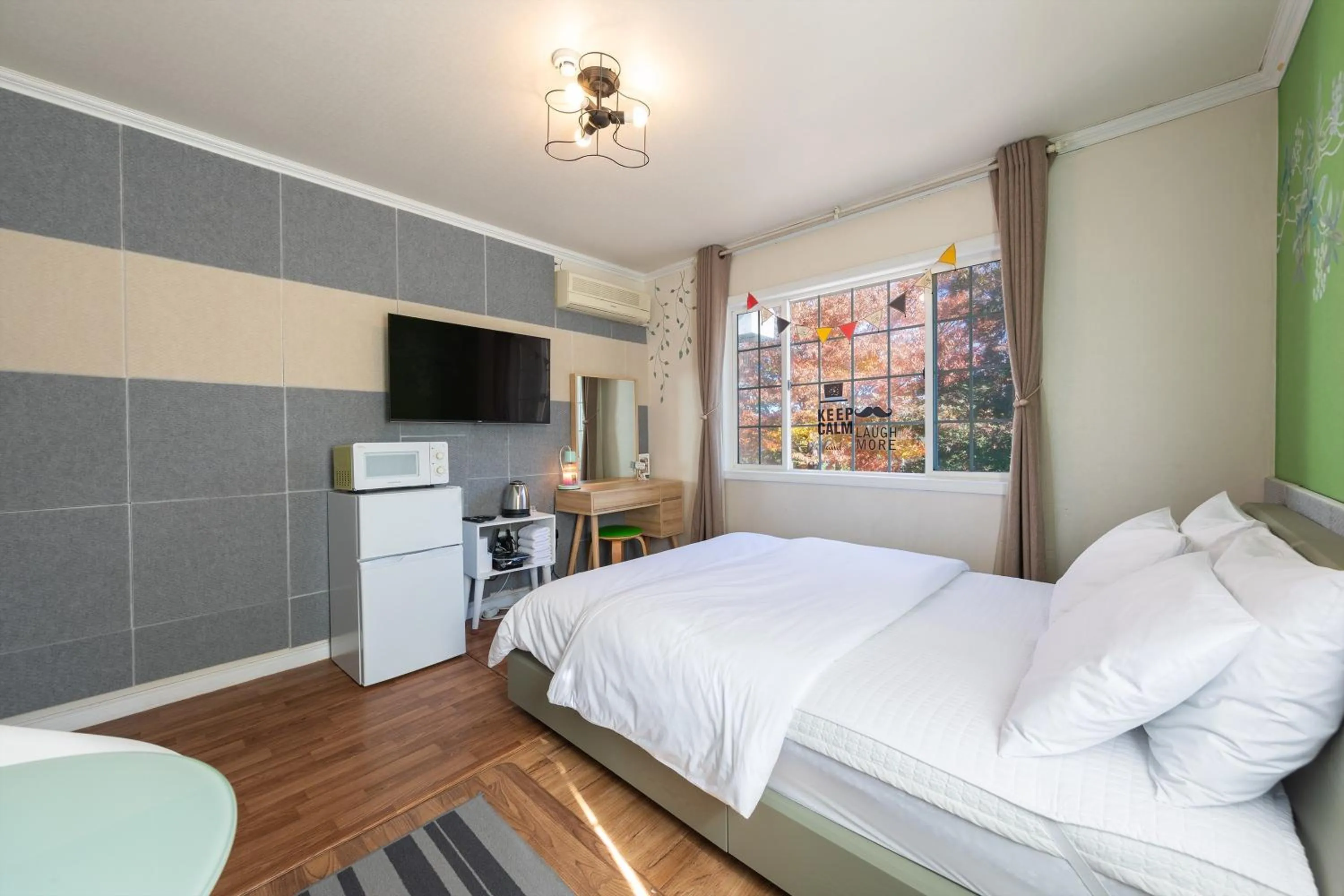 Bed in Gapyeong Morning Calm Pension