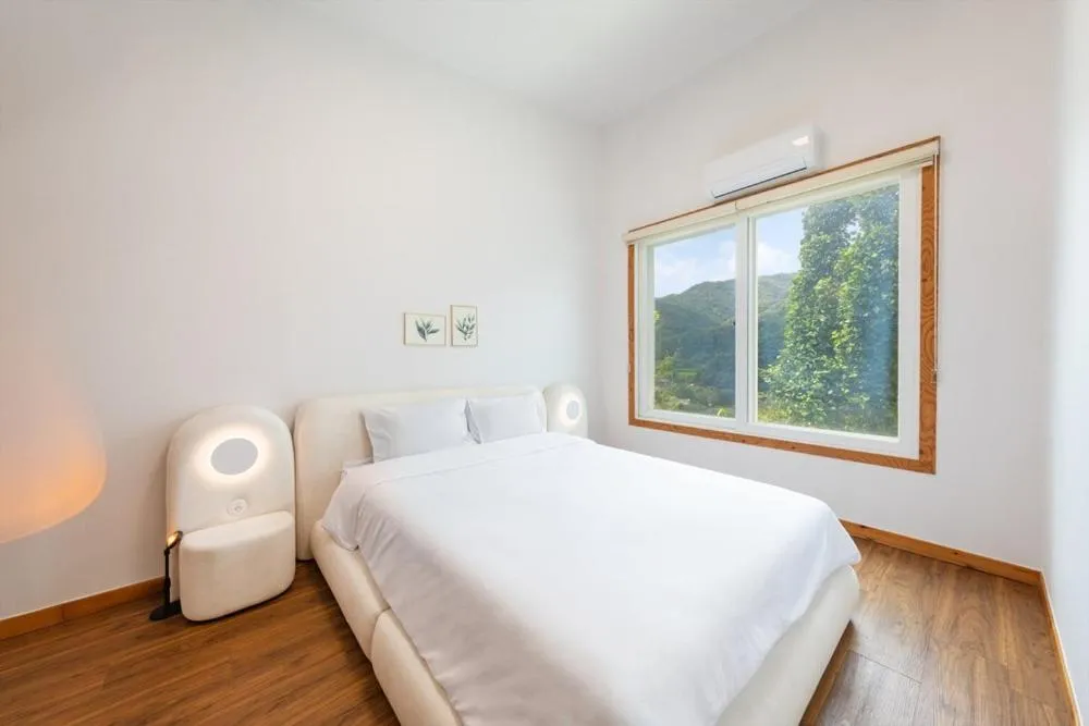 Bed in Yangpyeong Forest Live Pension