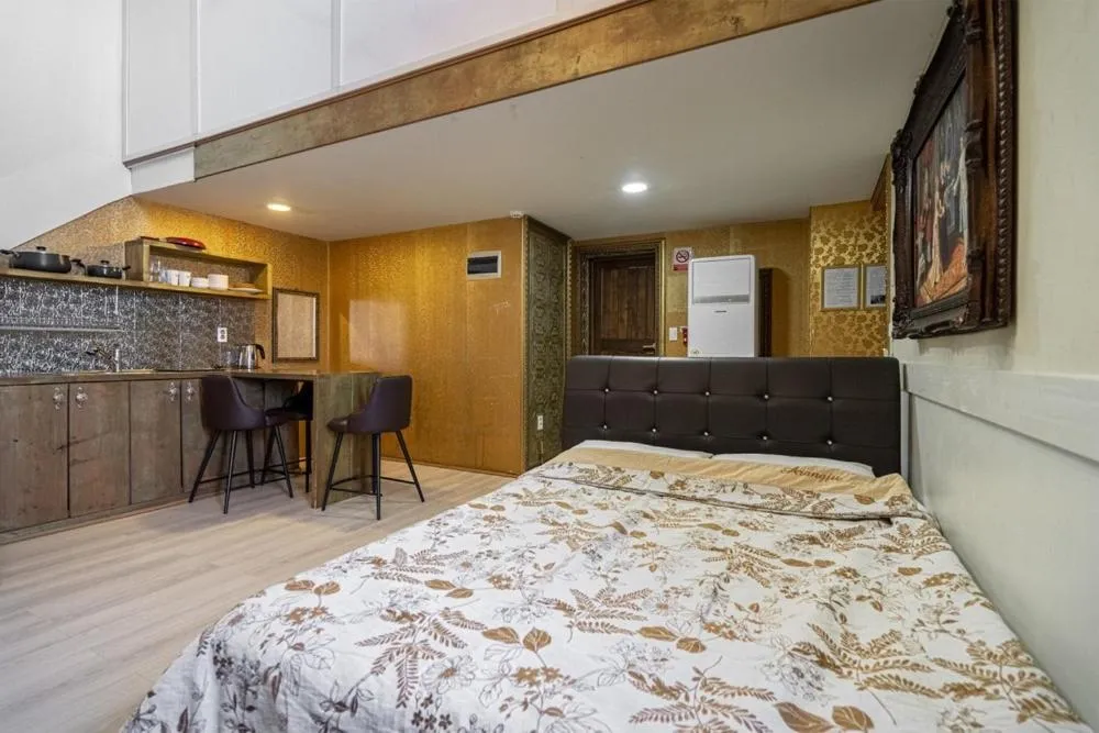 Bed in Daebudo Ara Pension