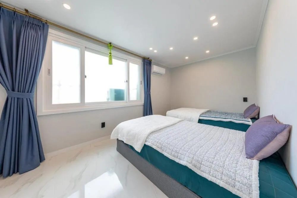 Bed in Gangneung Hanbit Stay