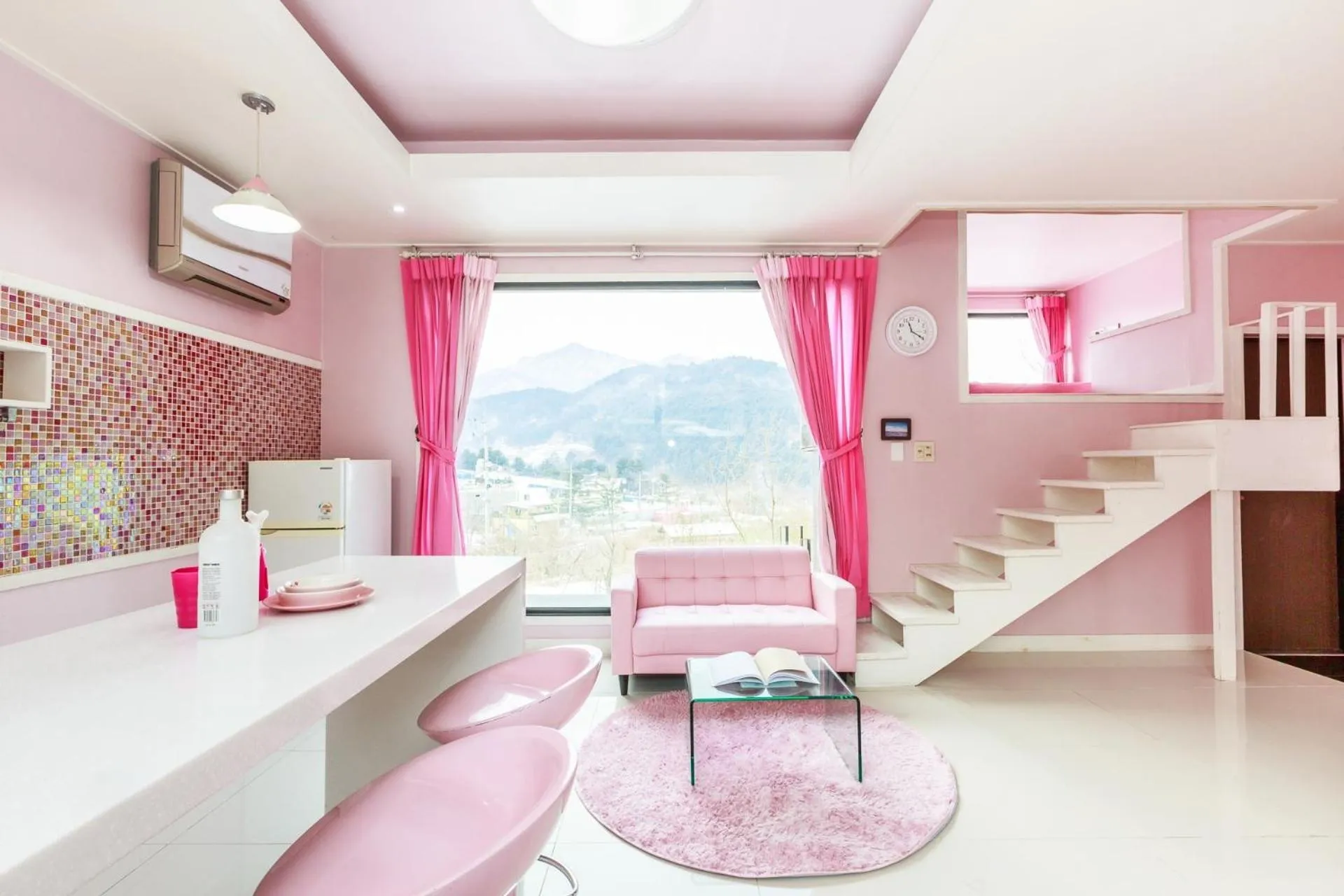 Bed in Gapyeong Garden of Narsha Pension