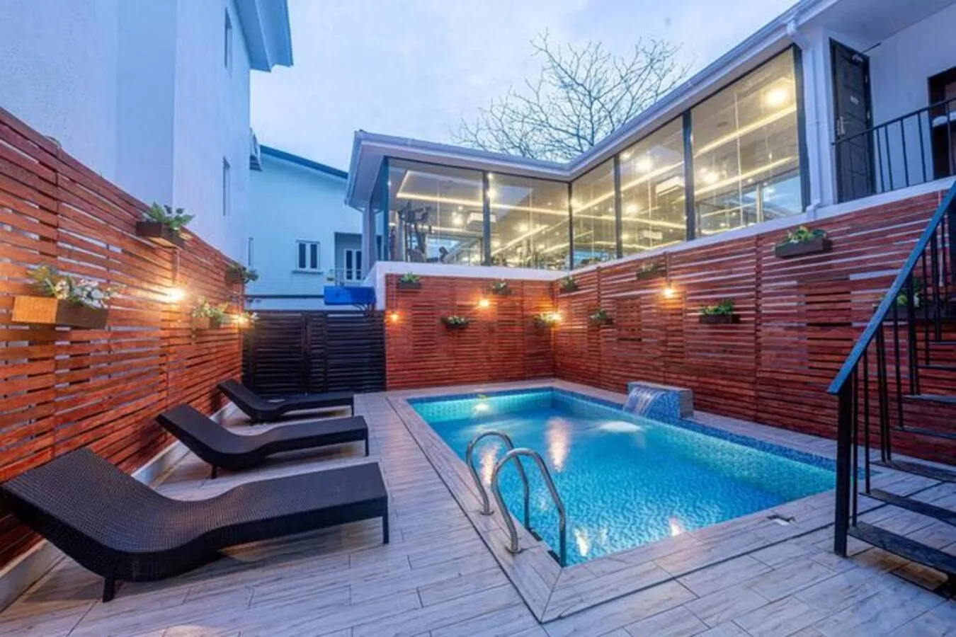 Pool view in George Residence Lekki