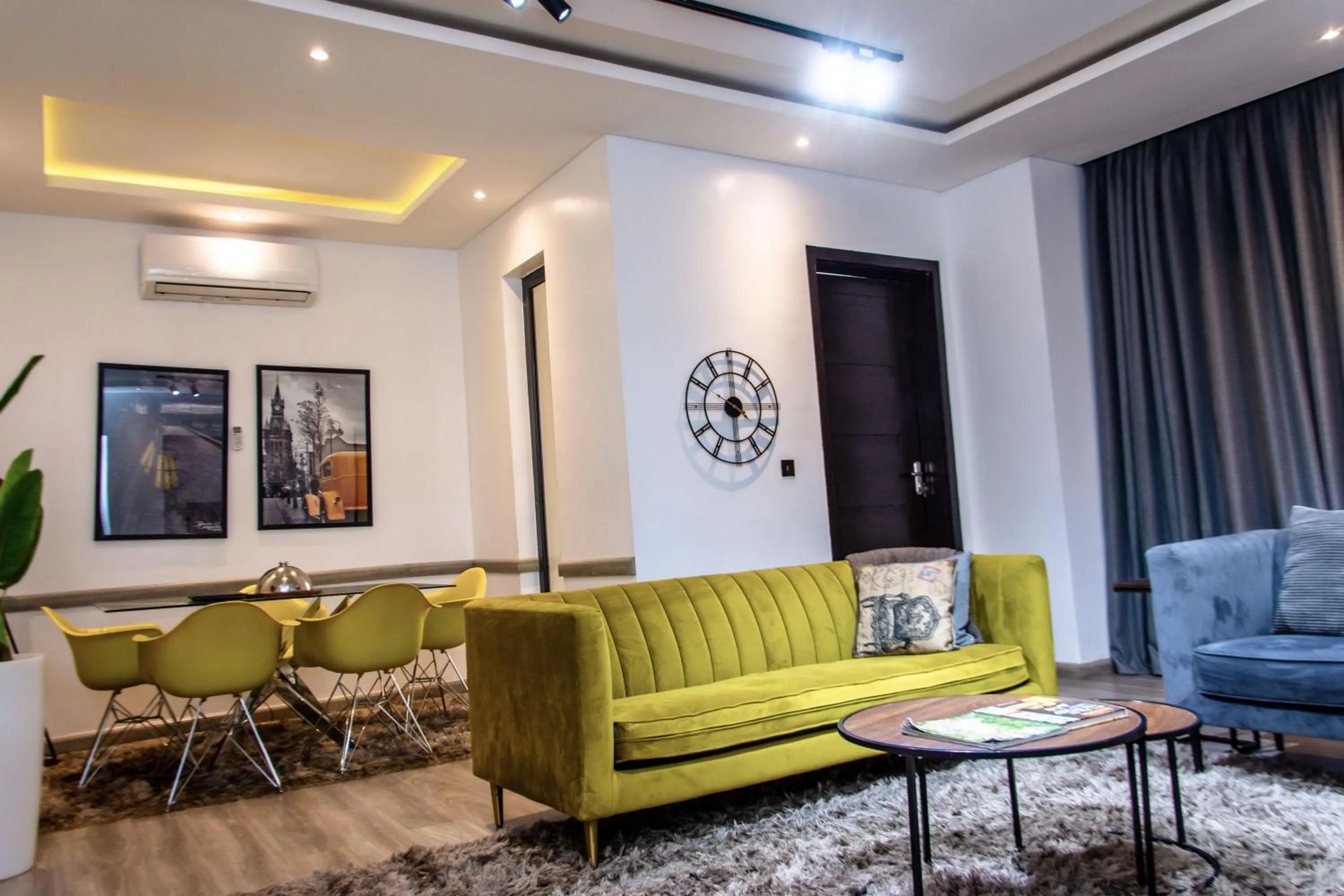 Living room in George Residence Lekki