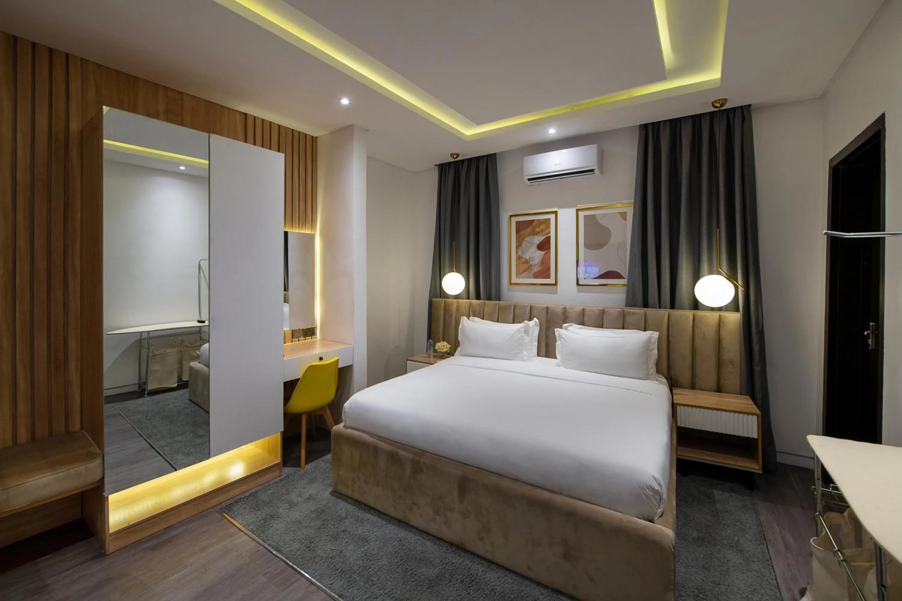 Bed in George Residence Lekki